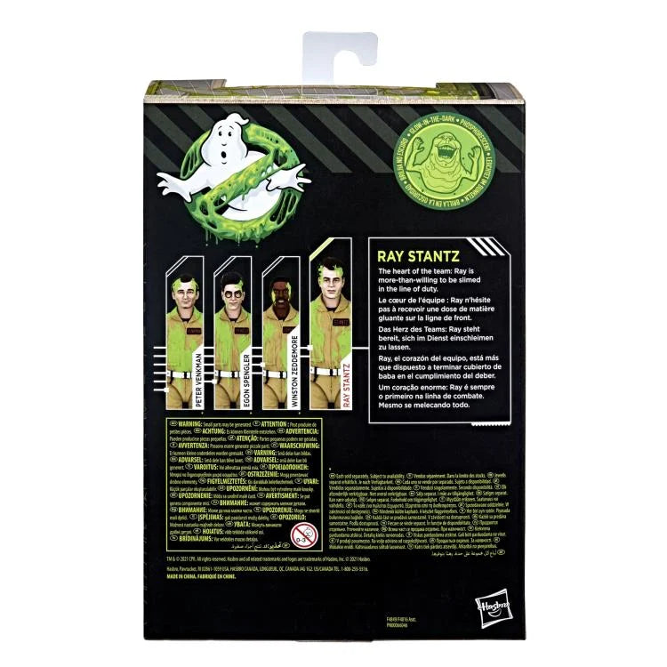 Ray Stantz (Slimed) Ghostbusters Plasma Series Action Figure by Hasbro - Perfect for Collectors, Movie Fans, and Halloween Decorations