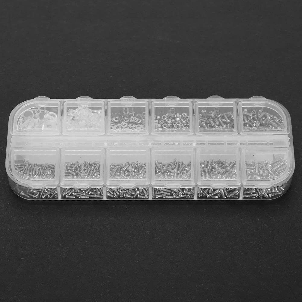 Shanrya Nose Pads for Glasses - Metal Frame Adjustment Screws & Repair Tool Kit for Eyeglasses and Watches | Perfect for DIY Glasses Repair, Watch Maintenance, and Eyewear Accessories Replacement