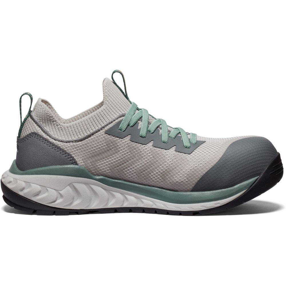 Keen Arvada Shift Women's Composite Toe Athletic Work Shoes - Lightweight Safety Footwear for Women, Grey (1028800) - Perfect for Construction, Warehouse & Outdoor Work