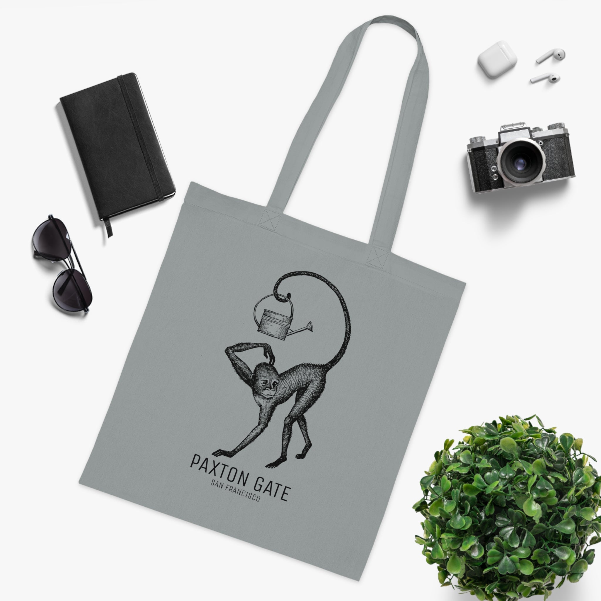 Premium Cotton Paxton Gate Tote Bag - Stylish & Durable Women's Shoulder Bag for Work, Travel & Shopping | Eco-Friendly Reusable Shopping Tote