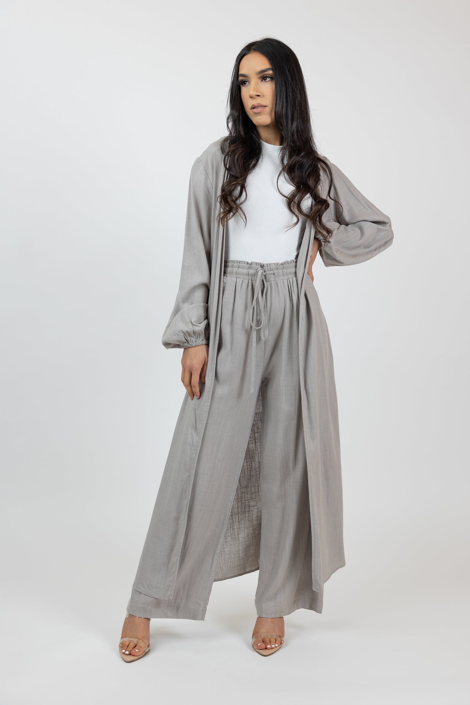 Layel Women's Linen Pants - Soft Breathable High Waisted Wide Leg Trousers for Summer, Travel & Casual Wear