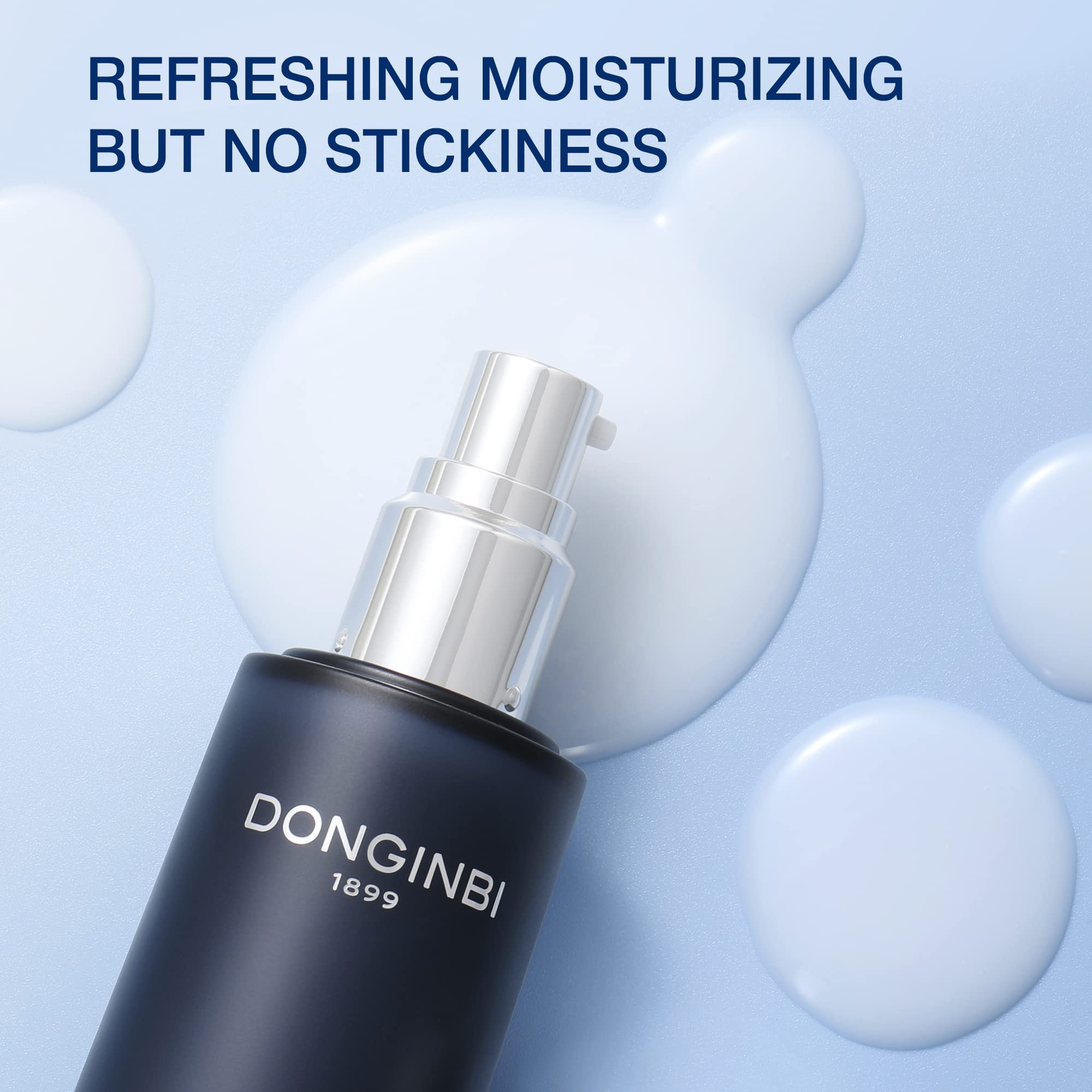 Donginbi Red Ginseng Men's Skincare Set - Cleansing Foam EX & All-in-One Fluid with Moisturizing Toner | Korean Anti-Aging Routine for Dry & Sensitive Skin | Daily Face Care & Travel Essentials