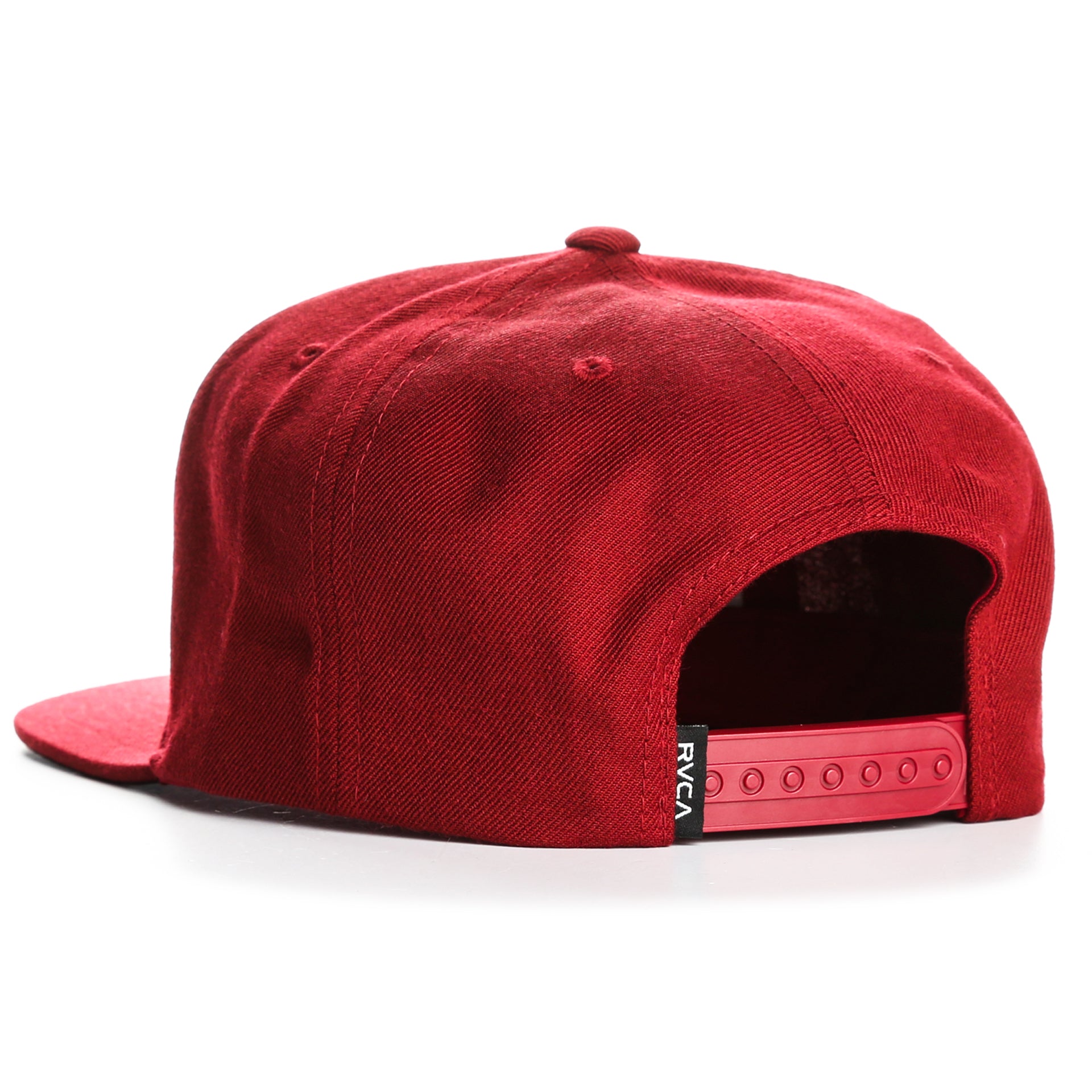 RVCA VA Snapback II Baseball Cap - Red | Adjustable Snapback Hat for Men & Women | Perfect for Outdoor Sports, Casual Wear & Street Fashion