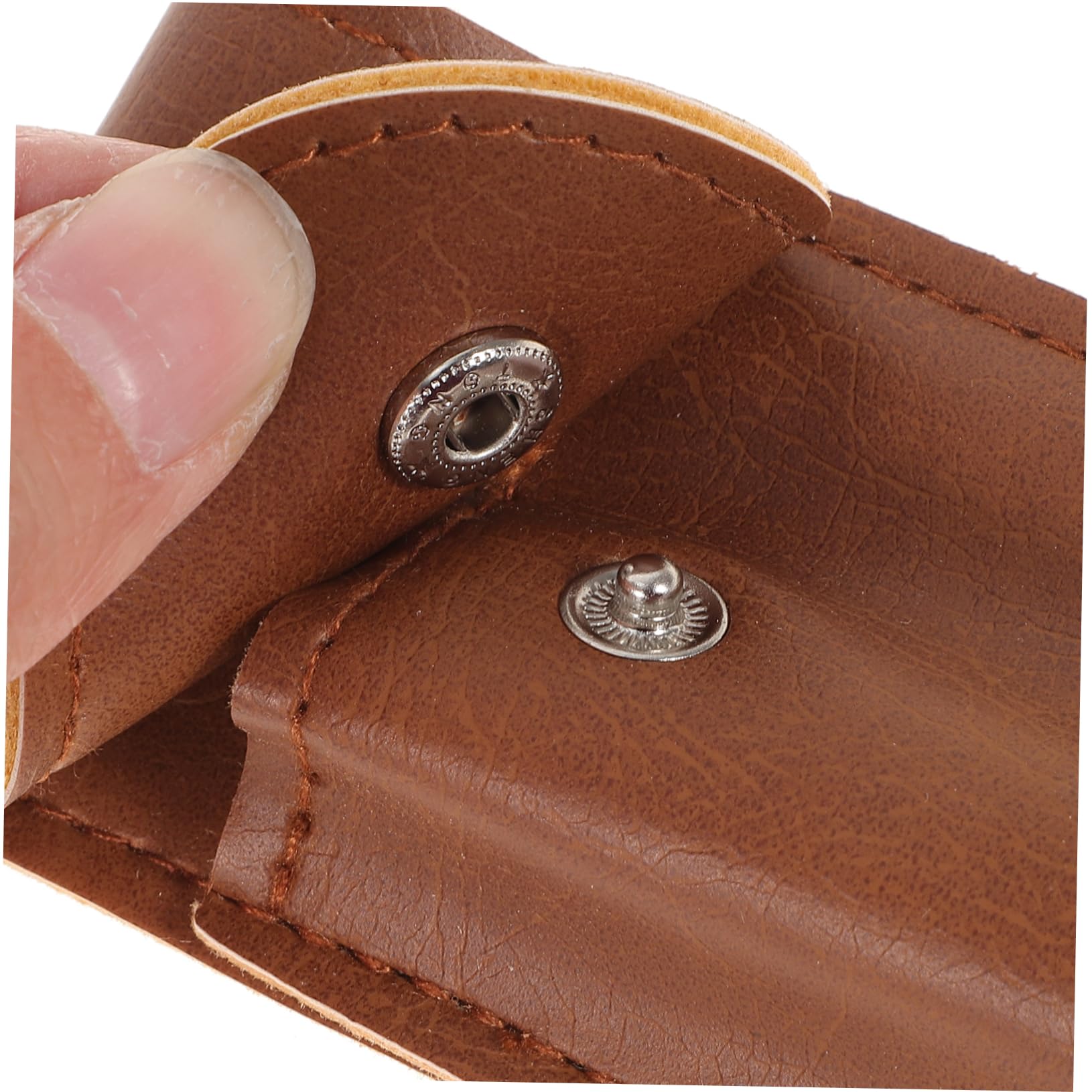 Healifty PU Leather Razor Protective Case - Compact Travel Shaver Bag for Men & Women, Anti-Scratch & Pressure-Resistant Cover for Electric Razors - Perfect for Travel, Gym, and Daily Storage
