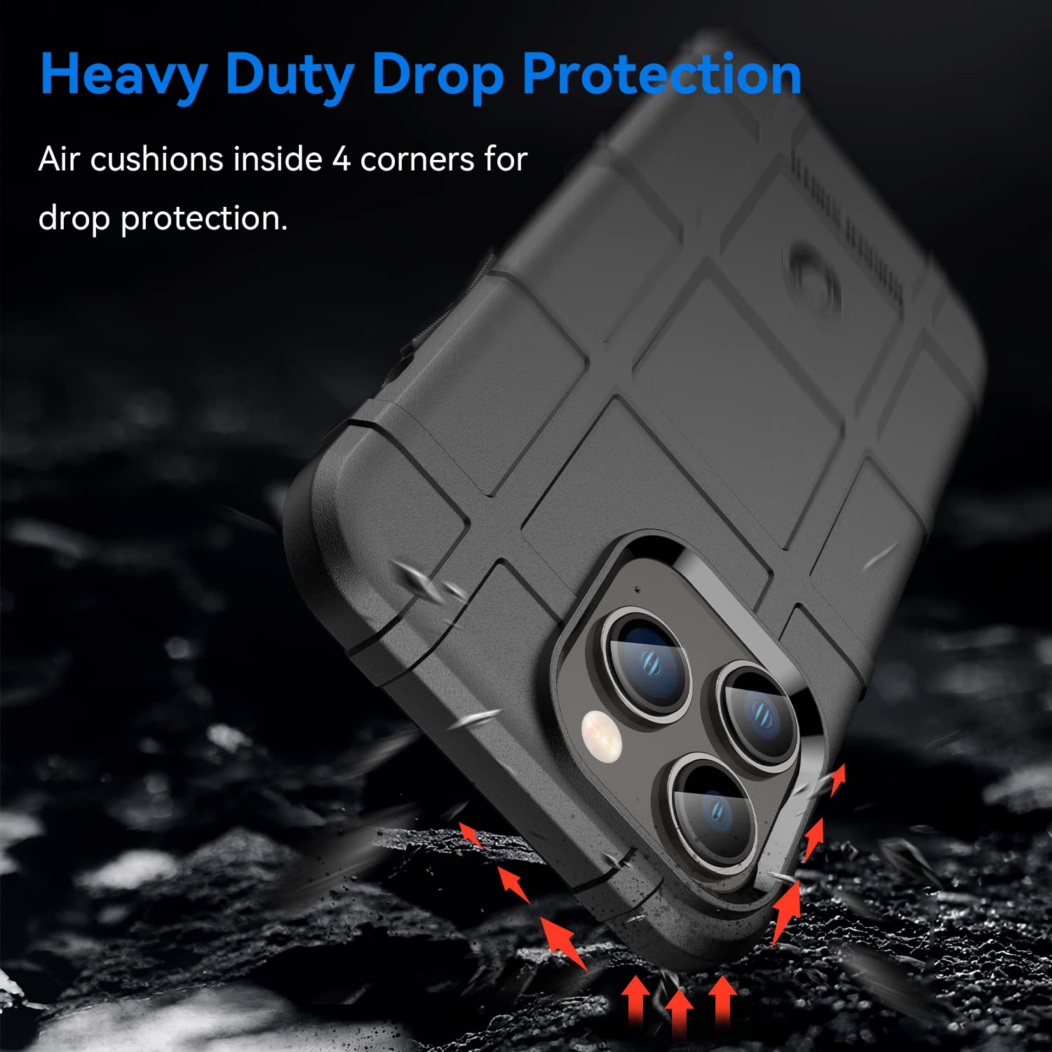 Military-Grade Shockproof Slim Fit iPhone 13 Pro Max Case (6.7
