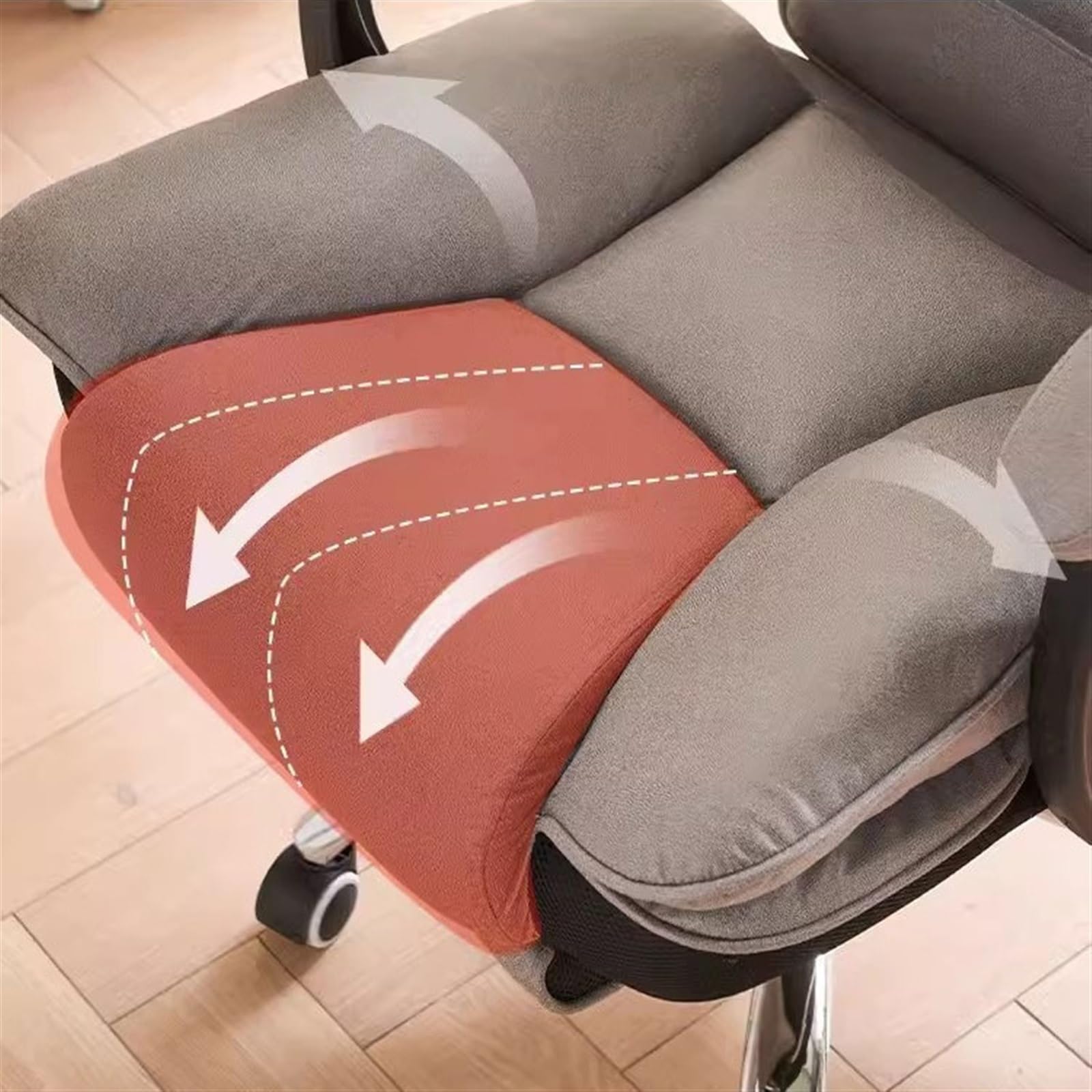 Ergonomic High Back Office Chair with Footrest - Adjustable Computer Desk Chair for Home & Business, Lumbar Support Executive Swivel Task Chair - Perfect for Long Hours of Work, Gaming, or Studying
