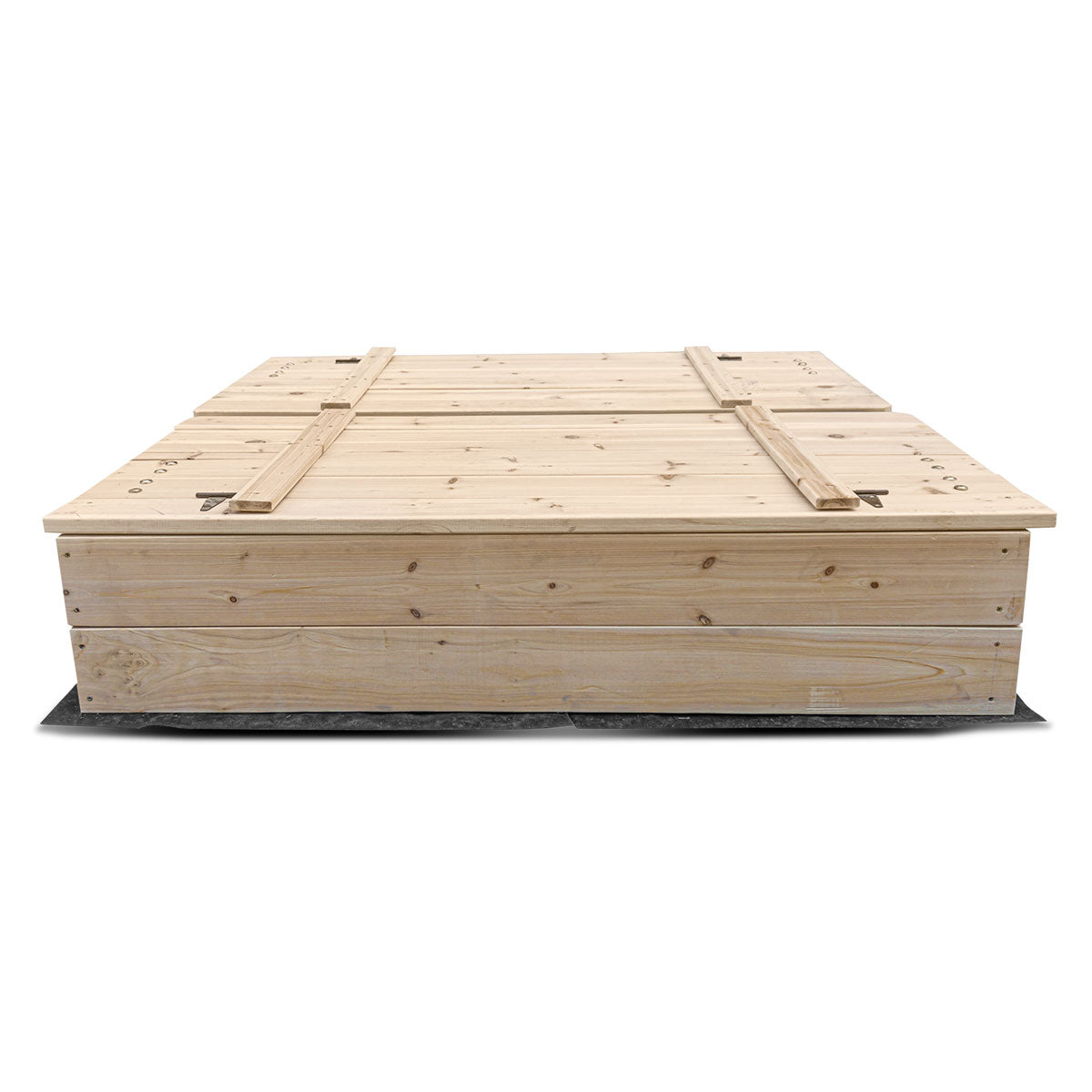 Strongbox XL Square Sandbox for Kids - Durable Outdoor Sandpit for Playground, Backyard & Beach - Perfect for Sand Play & Sensory Activities