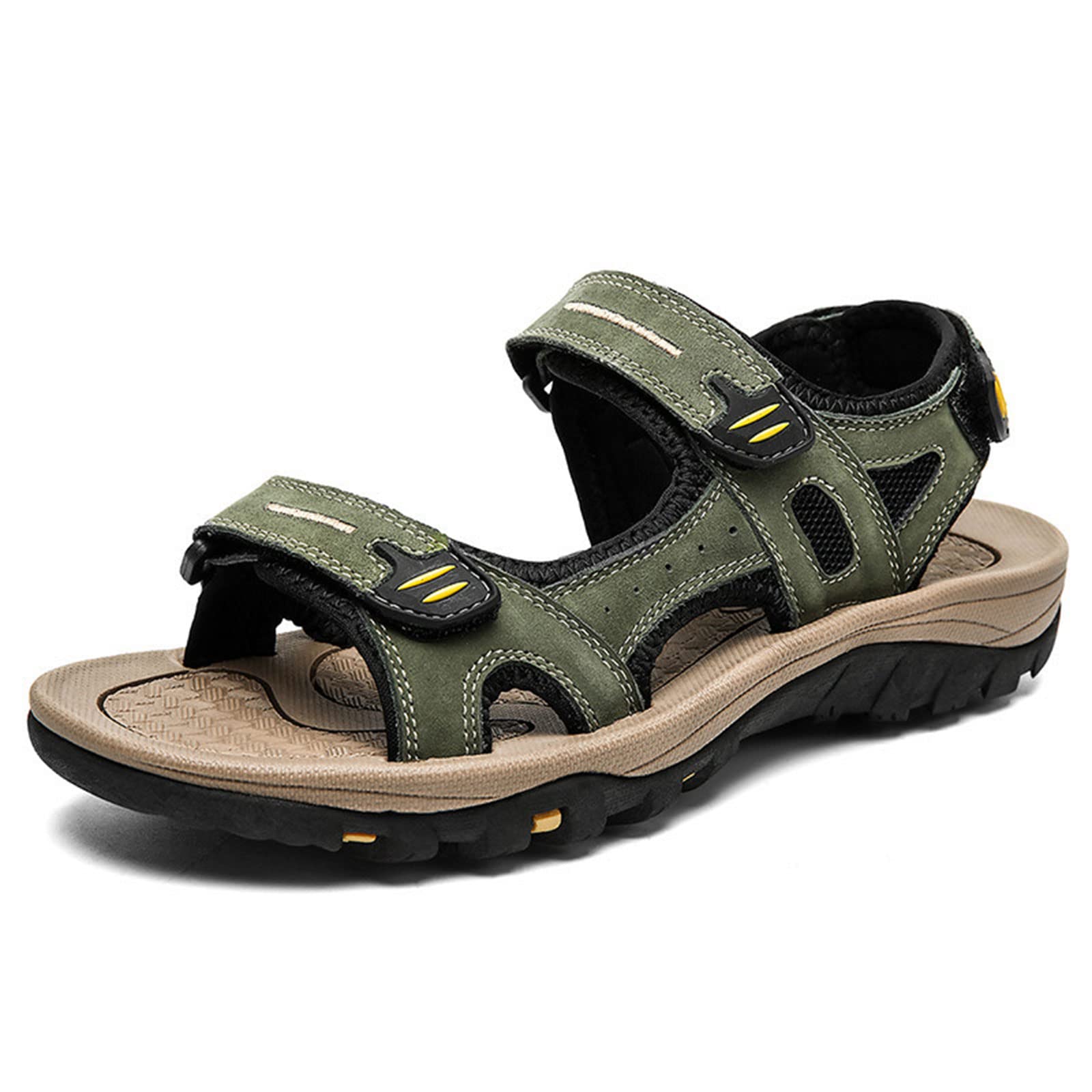 Men's Breathable Hiking Sandals - Comfortable Open-Toe Summer Sandals for Beach, Walking & Outdoor Activities
