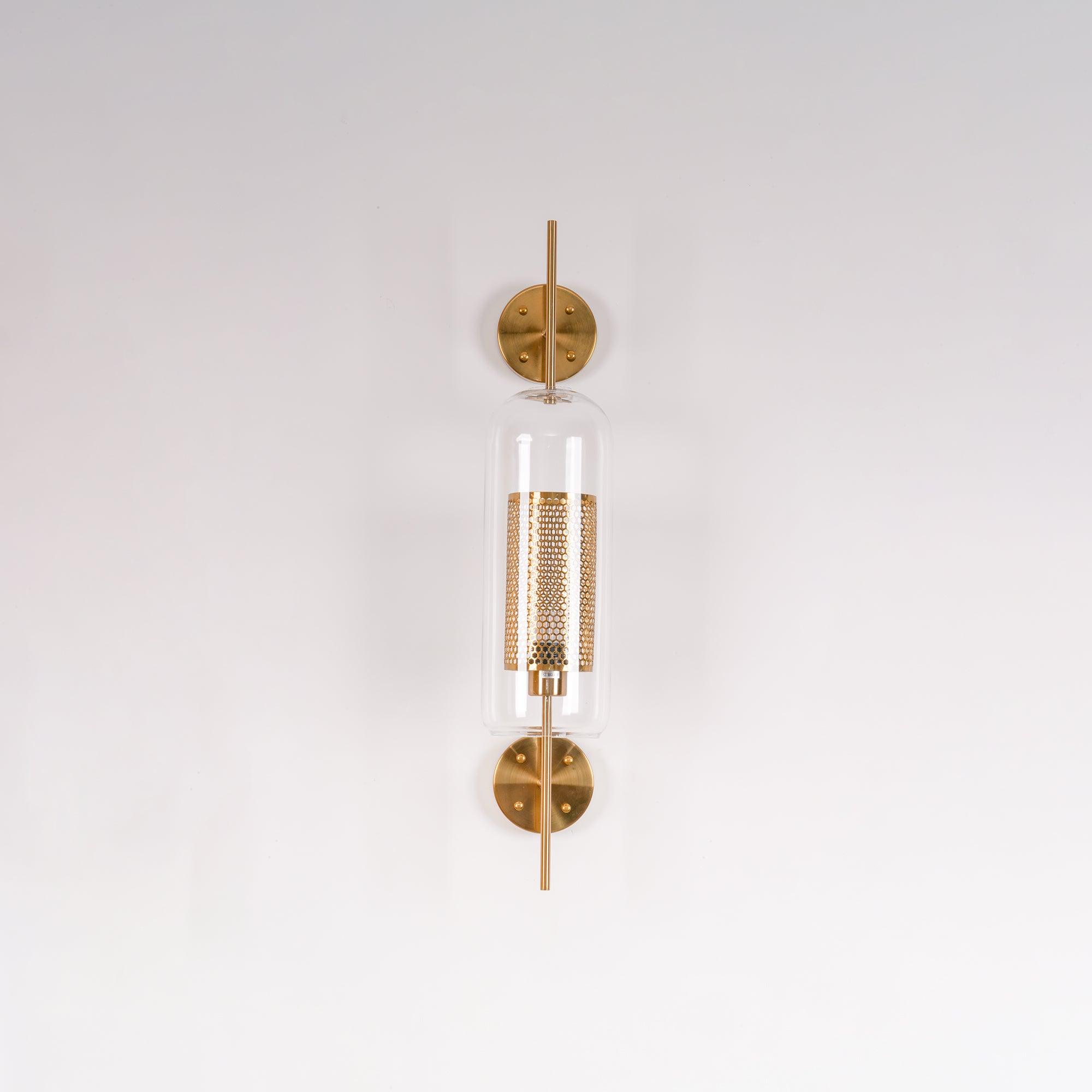 Chiswick Modern Glass Wall Light - Sleek Indoor/Outdoor Sconce for Living Room, Bedroom, Hallway & Patio Lighting