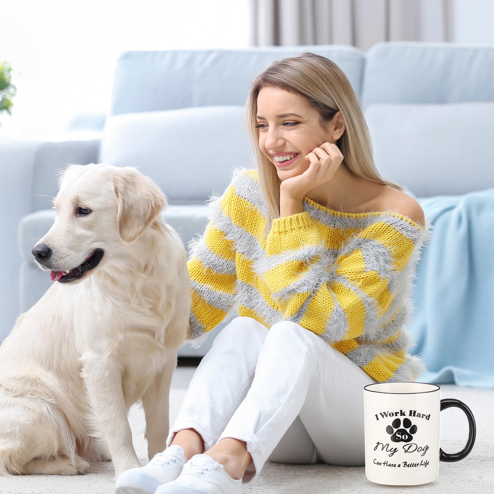 Funny Dog Mom Gifts for Women - Cute Dog Lover Mugs & Bracelets - Perfect Dog Themed Gift Basket for Mother's Day, Birthday, Christmas - Great for Wife, Grandma, Sisters - Ideal for Coffee Lovers & Dog Enthusiasts