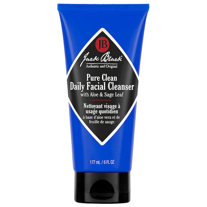 Jack Black Pure Clean Daily Facial Cleanser - Gentle Foaming Face Wash for Men & Women - Deep Cleansing for Oily, Dry & Sensitive Skin - Perfect for Morning & Night Skincare Routine