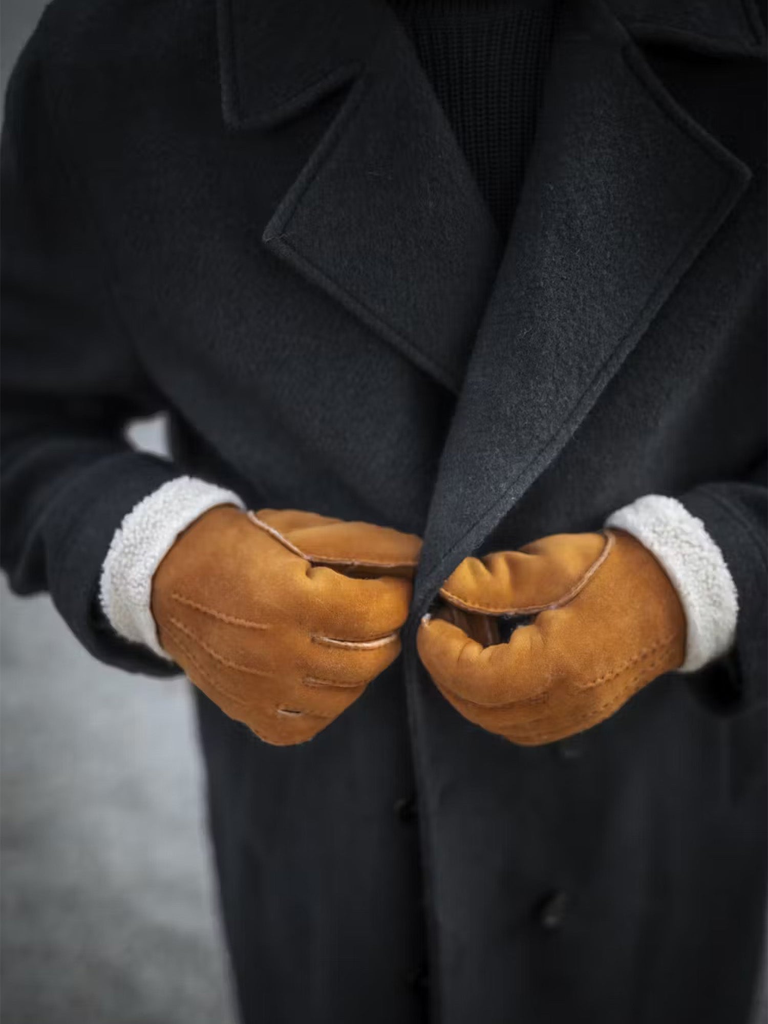 Bernard Premium Suede Gloves for Men & Women - Soft, Durable & Stylish Winter Gloves for Driving, Outdoor Activities & Cold Weather Protection