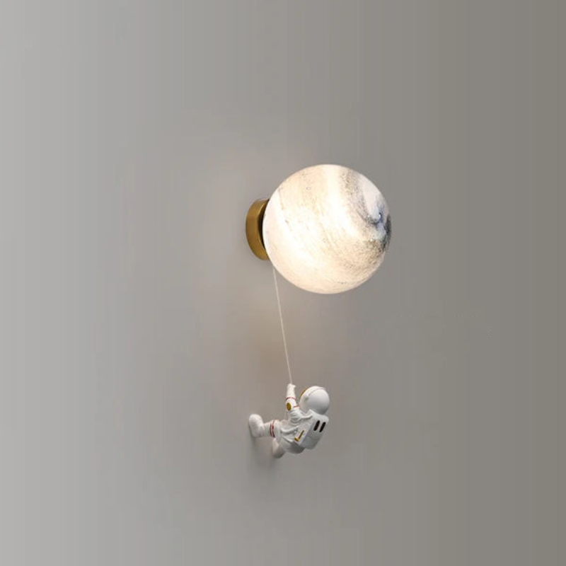 Man in the Moon Wall Lamp - Unique 3D Night Light for Nursery, Bedroom & Home Decor - Romantic Moonlight Ambiance Lighting for Kids Room & Adult Spaces