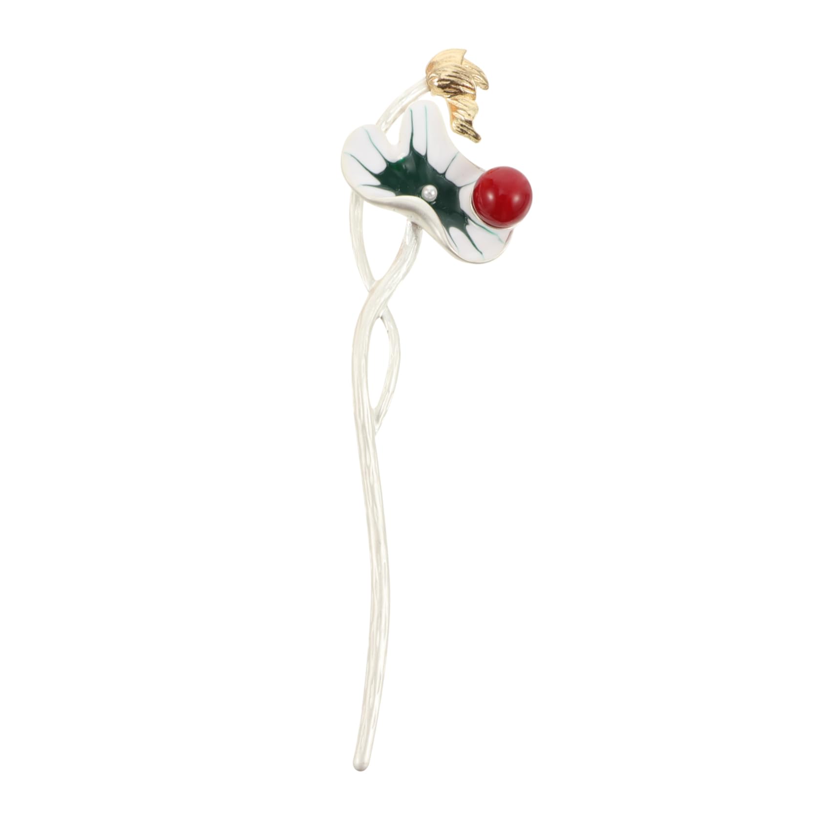 Elegant Lotus Flower Hair Stick for Women - Vintage Hairpin for DIY Hairstyles, Parties, Weddings & Special Occasions