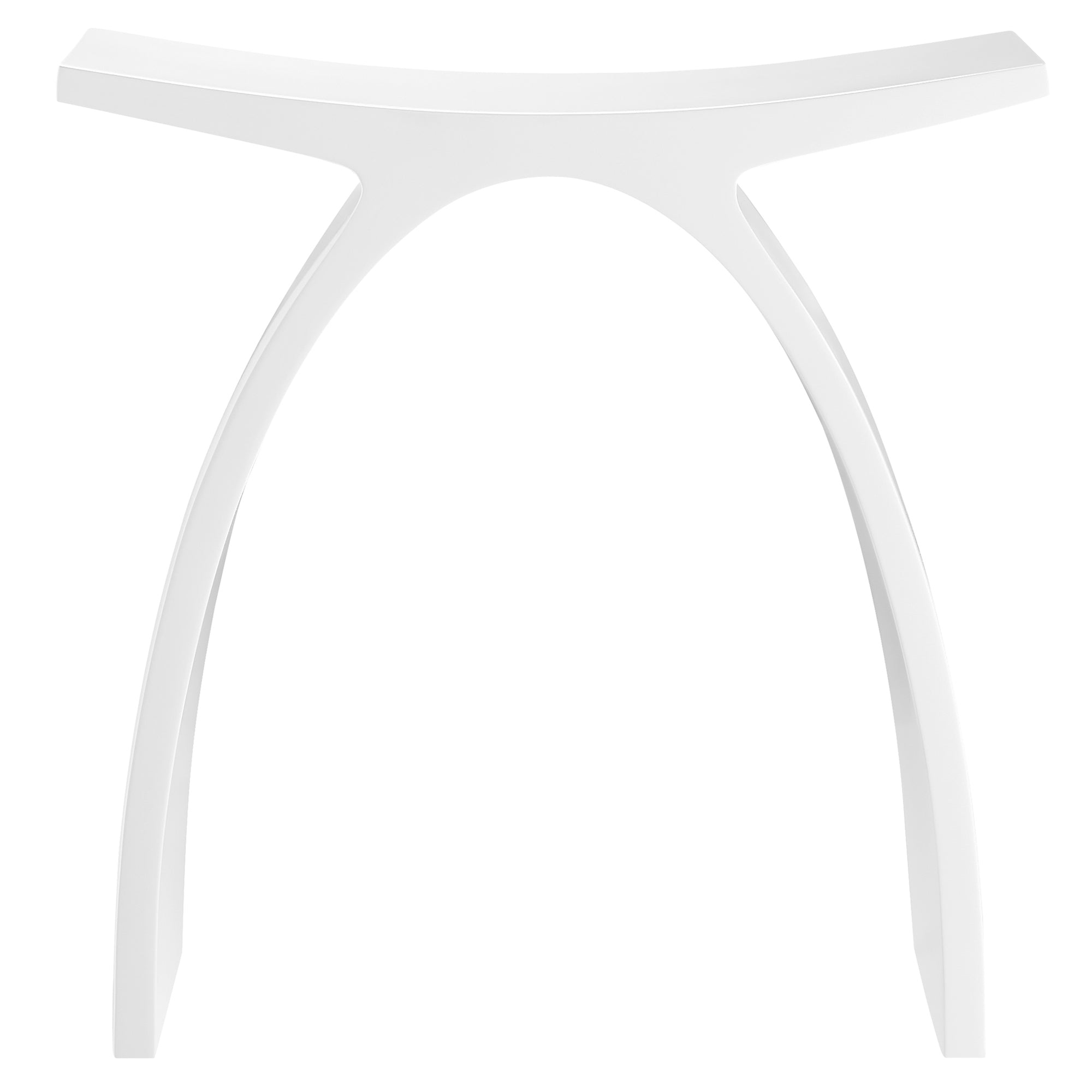 Ancona 17-Inch White Matte Acrylic Stone Shower Bench - Non-Slip Bathroom Seating for Elderly & Disabled, Spa & Wet Room Use