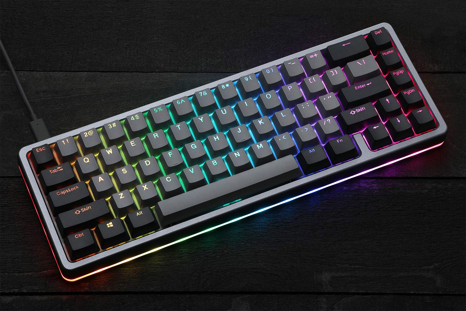 DROP ALT 65% Mechanical Keyboard - Hot-Swap, RGB, PBT for Gaming & Office (Cherry MX Blue)