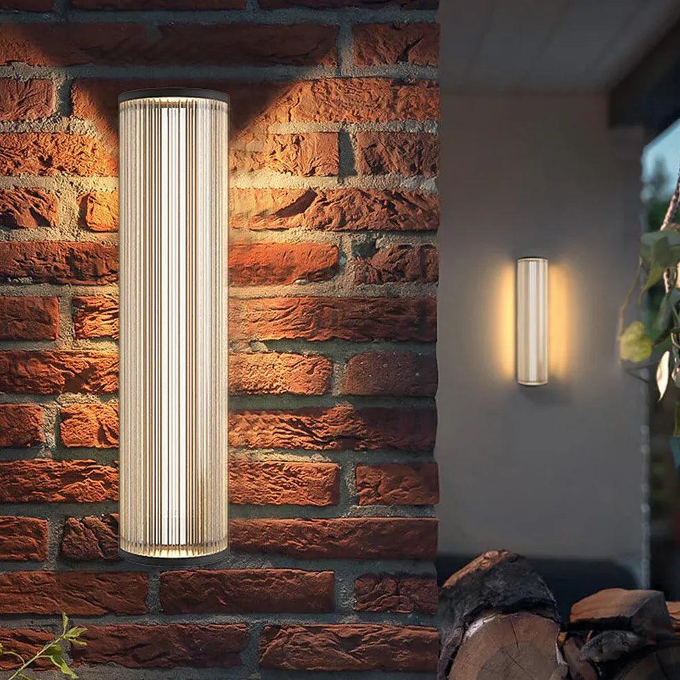 Black Outdoor Half Lantern Wall Light - Durable & Weatherproof Exterior Sconce for Porch, Patio, Garden, and Entryway Lighting