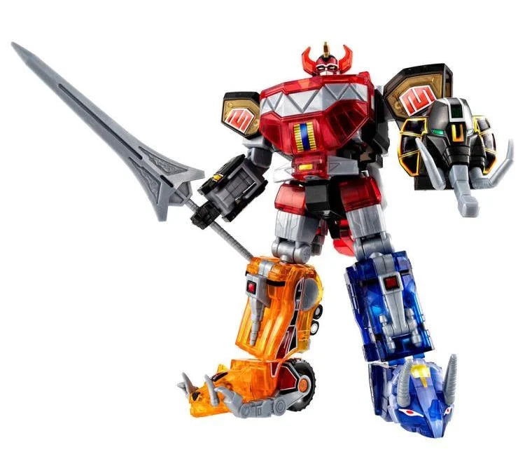 Bandai Shokugan SMP Kyoryu Sentai Zyuranger Daizyujin Clear Color Ver. Model Kit - Dinosaur Robot Action Figure for Collectors & Anime Fans - Perfect for Display & Role Play