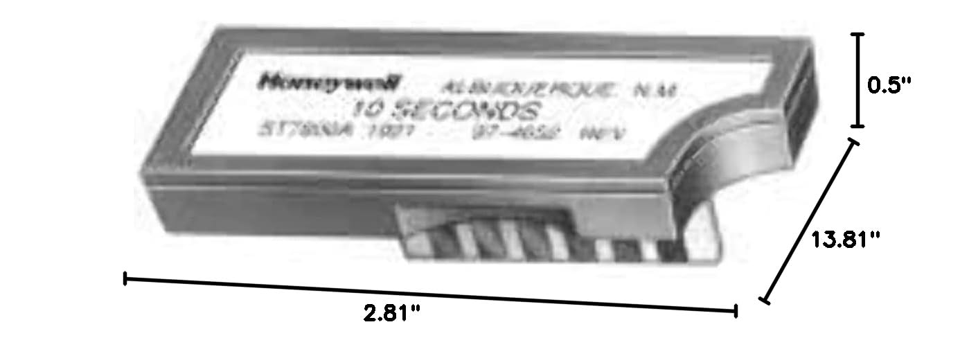 Honeywell ST7800A1054 Purge Timer Card for 7800 Series - 60 Seconds Prepurge Timing, Plug-in Burner Control - Ideal for Industrial Heating Systems & Boiler Safety Applications