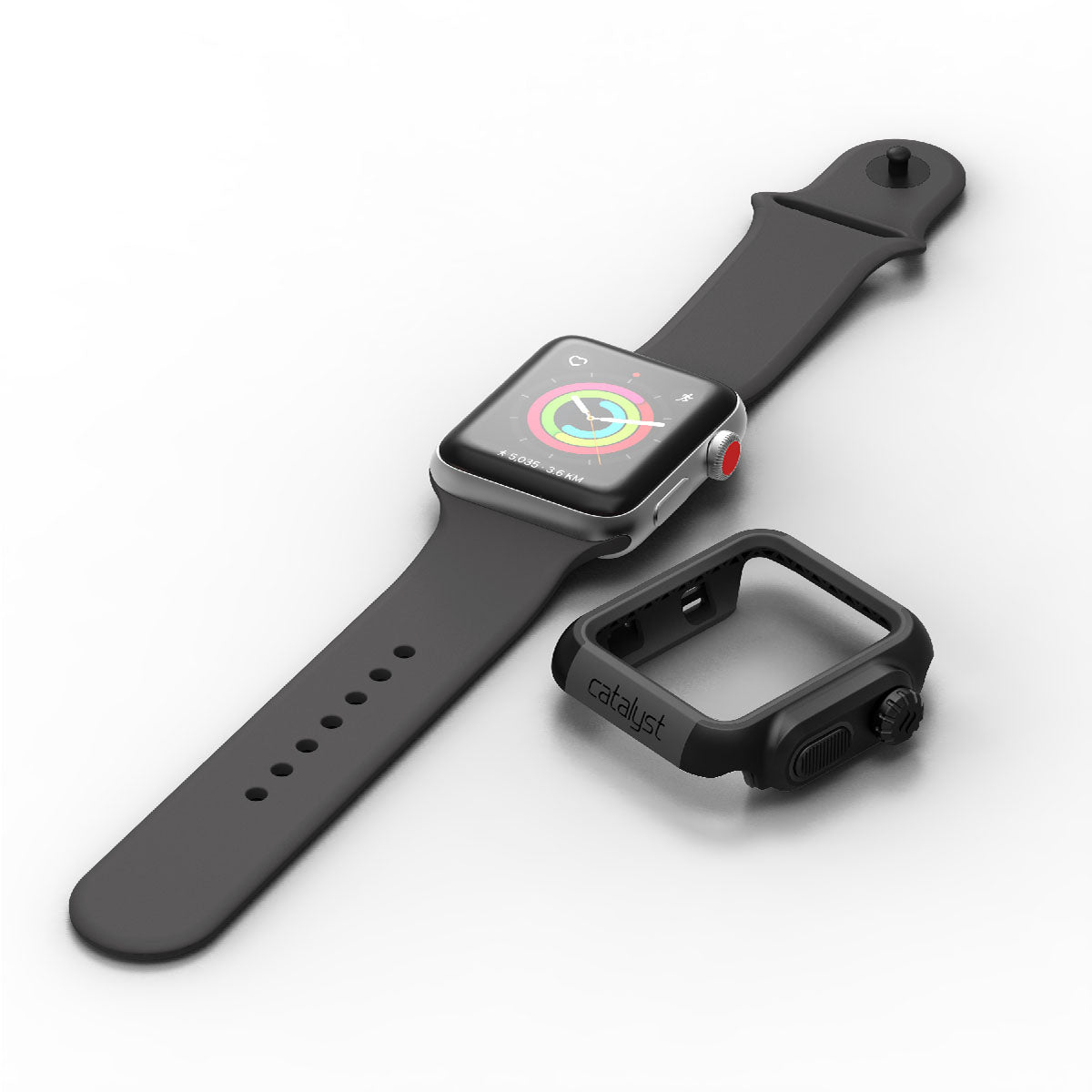 Durable 42mm Rugged Protective Case for Apple Watch Series 3 & 2 - Shockproof & Scratch-Resistant Cover for Outdoor Sports, Workouts & Active Lifestyle