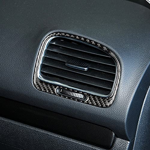 Carbon Fiber Car AC Vent & Headlight Switch Panel Stickers for Volkswagen VW Golf 6 GTI MK6 (2008-2013) - Interior Trim Accessories | Upgrade Dashboard Look & Prevent Scratches