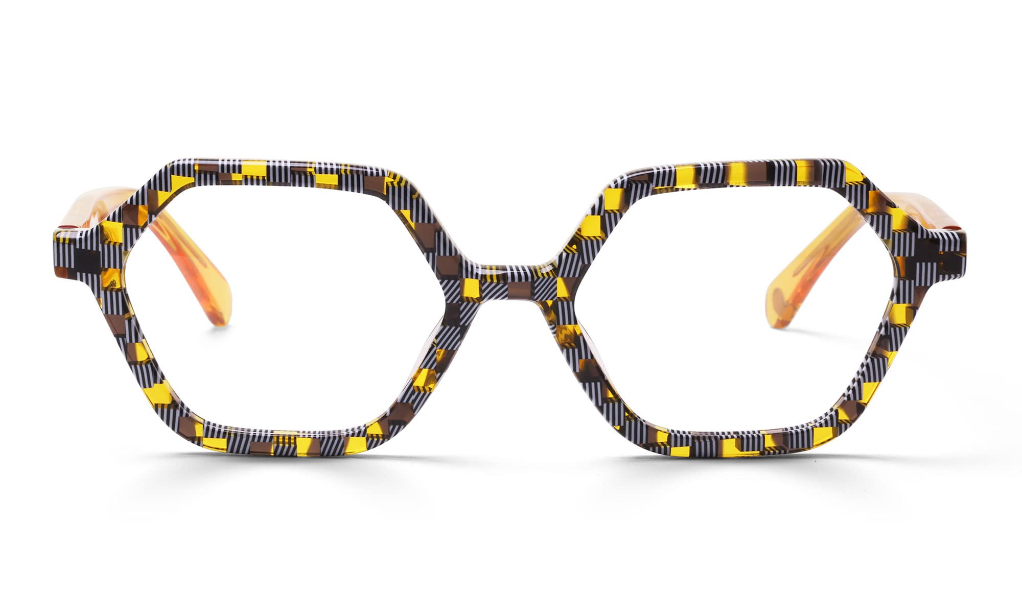 Premium Geometric Reading Glasses for Women & Men - Stylish & Comfortable Readers for Work, Reading & Everyday Use