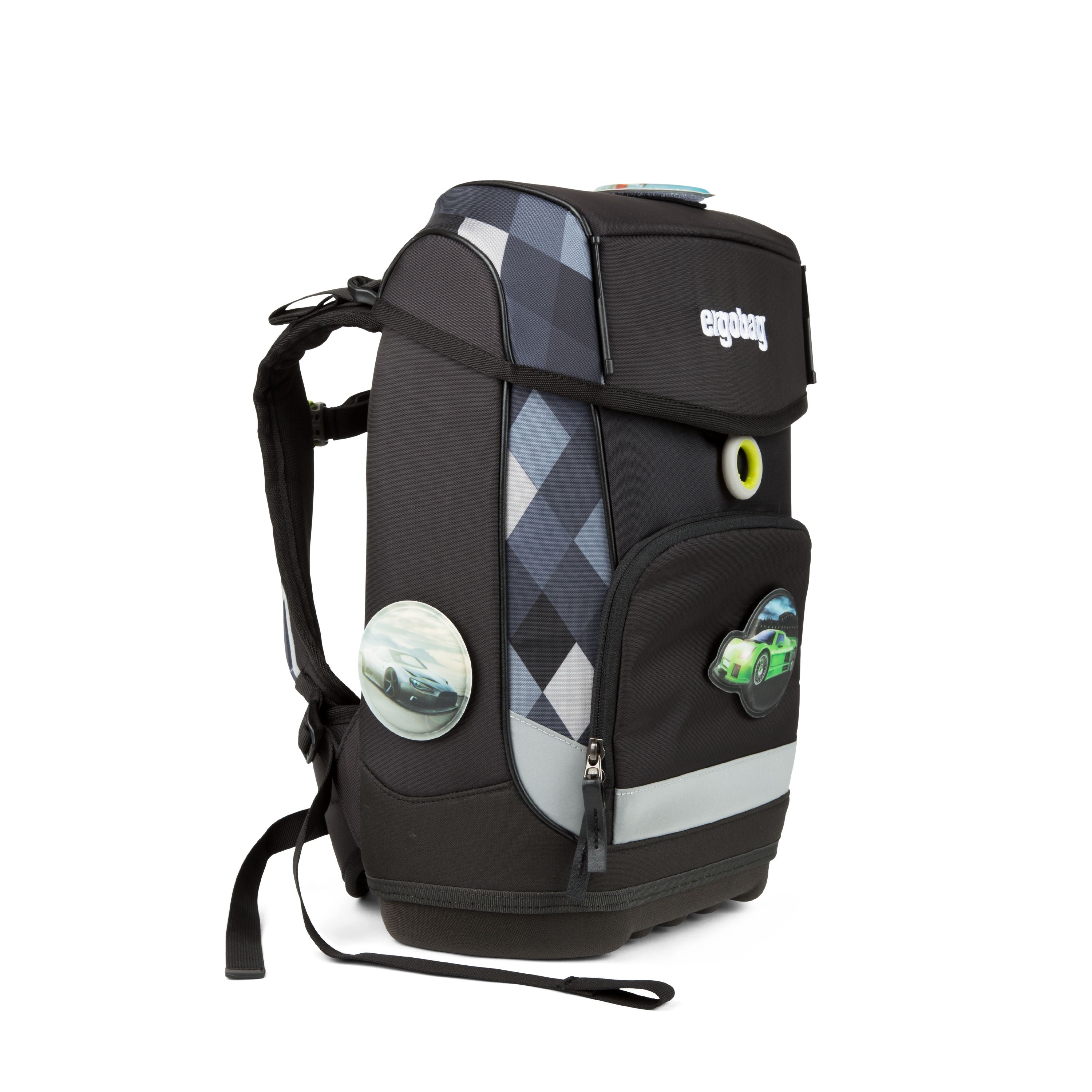 ergobag Cubo Slim RaceBear - Lightweight & Ergonomic Baby Carrier for Comfortable Hands-Free Parenting - Perfect for Hiking, Travel, and Everyday Use