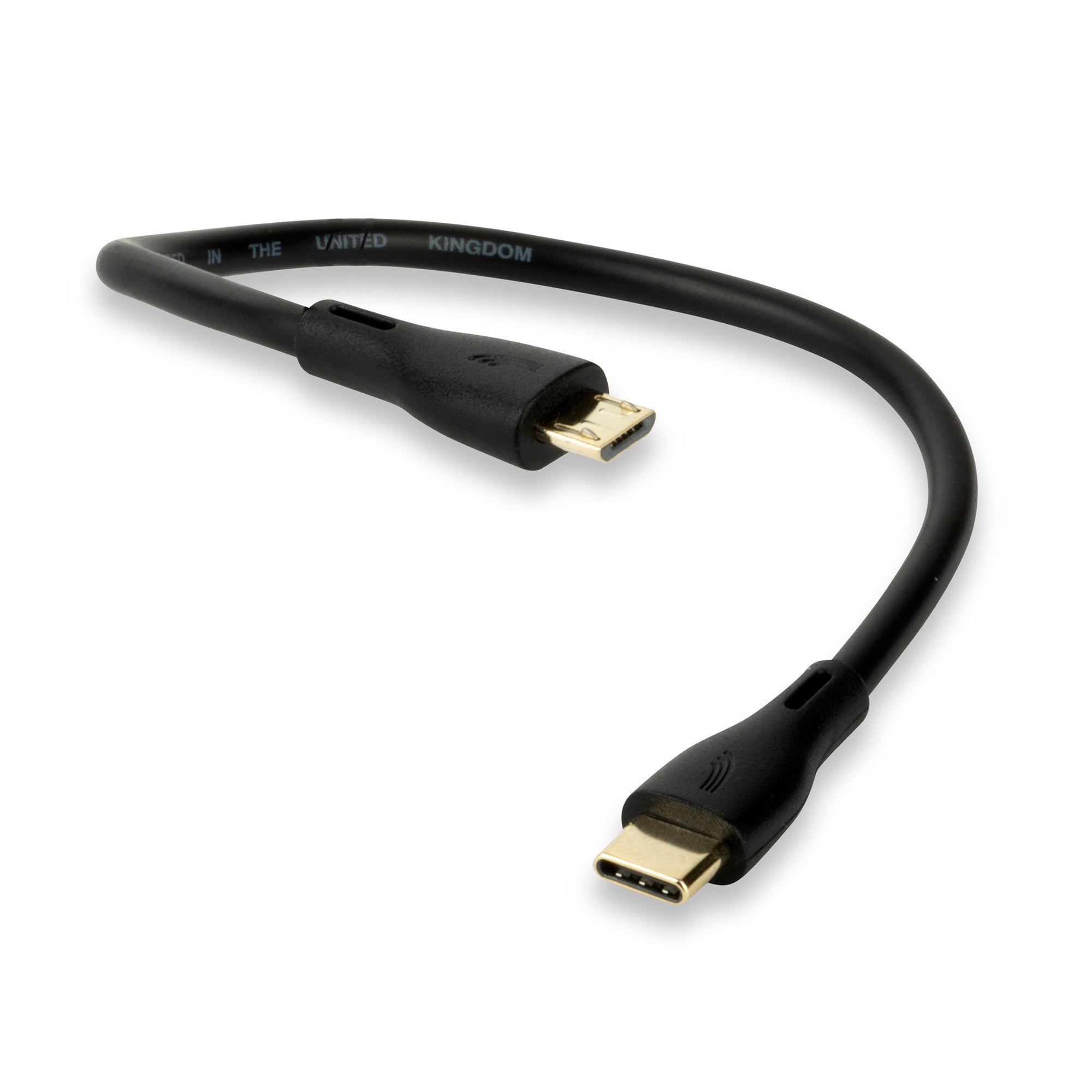 Premium QED Connect USB C to Micro B Cable - Fast Charging & Data Sync for Smartphones, Tablets & More | Perfect for Home, Office & Travel