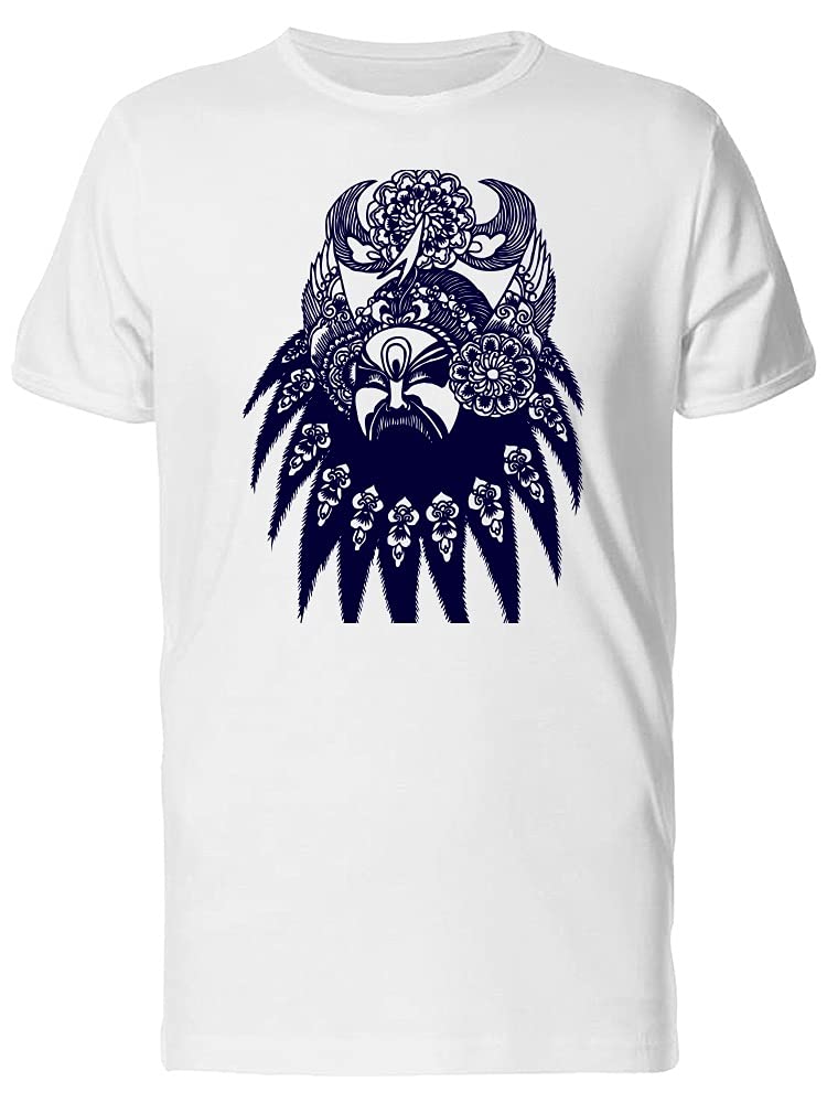 Traditional Peking Opera Men's T-Shirt - Chinese Cultural Art Graphic Tee for Casual Wear, Gifts & Themed Events