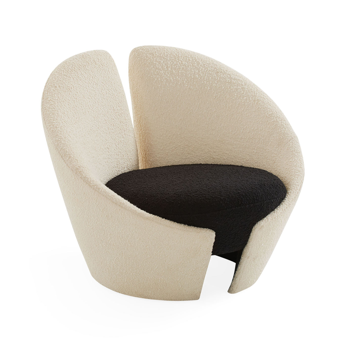 Marais Lounge Chair - Modern Accent Chair for Living Room, Bedroom, or Office - Comfortable Upholstered Armchair with Wooden Legs - Perfect for Relaxing, Reading, or Decorating Your Space