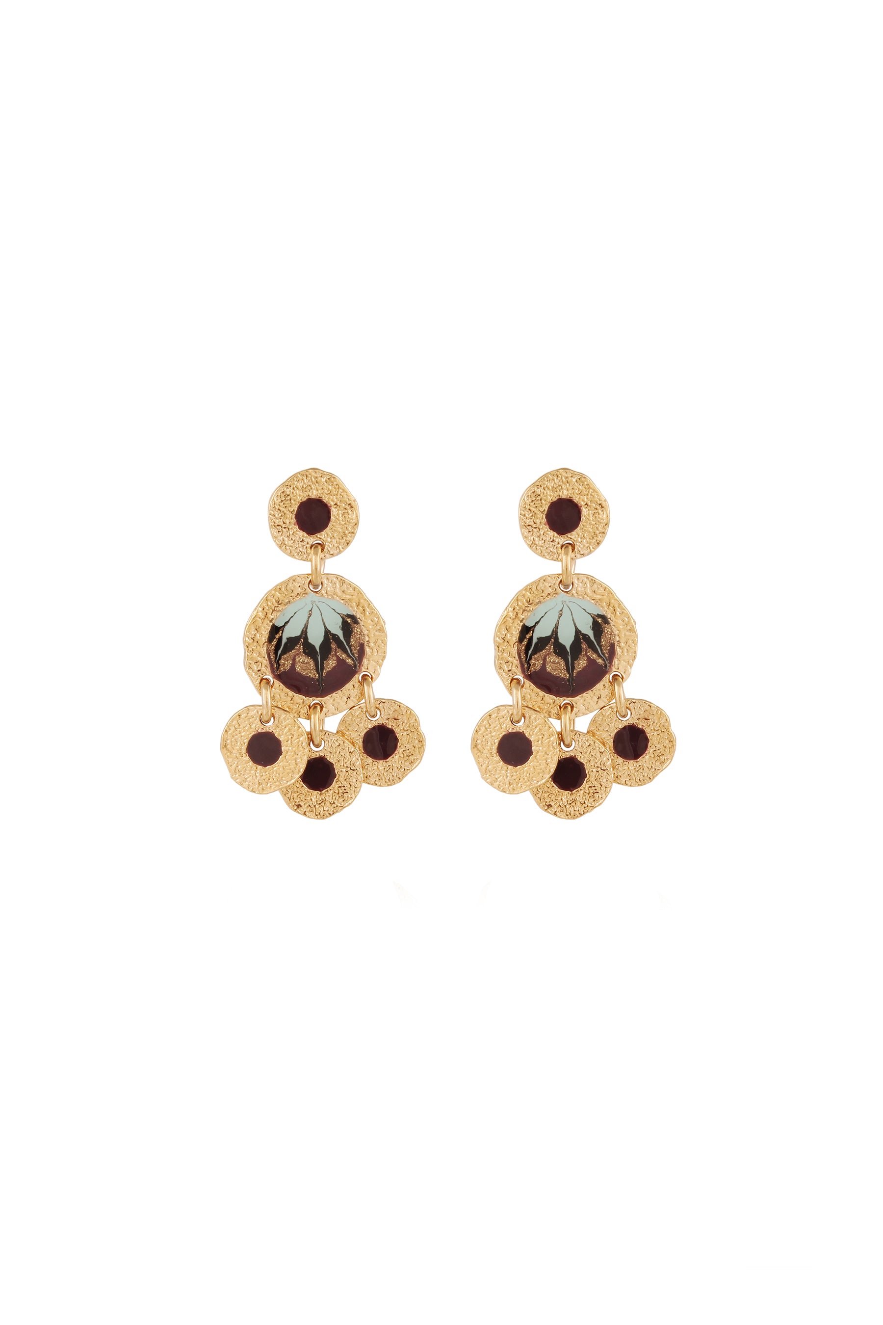 Gas Bijoux Illusion Earrings - 18K Gold Plated Fashion Jewelry for Women | Perfect for Parties, Weddings & Special Occasions