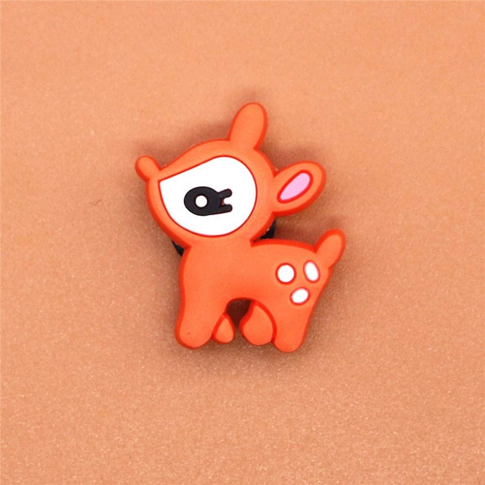 Cute PVC Shoe Charms for Women - Dog, Fish & Owl Shoe Accessories (1pc) - Fun Shoe Buckle Decor for Casual Wear & Sneakers