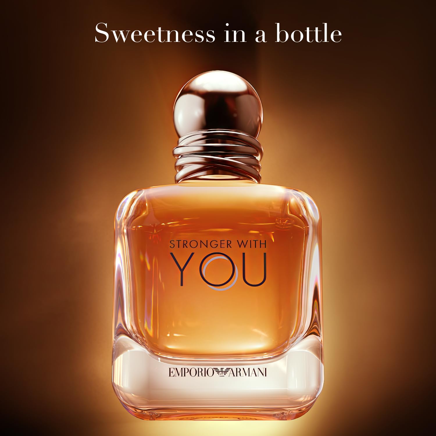 Armani Beauty Stronger With You Eau de Toilette for Men - Warm Spicy Cologne with Chestnut, Lavender, Sage & Vanilla Notes - Perfect for Date Night, Office & Special Occasions