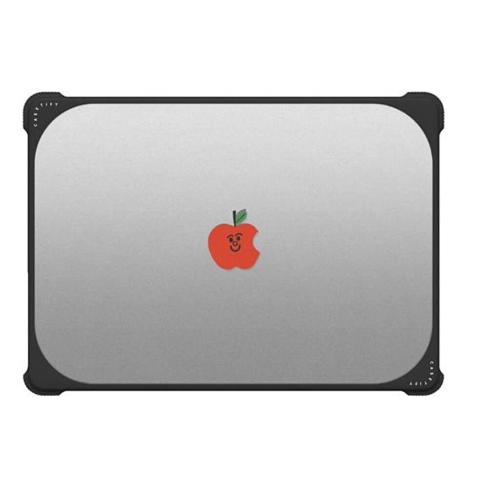 CASETiFY Bounce Protective Case for MacBook Pro 14-inch (M1-M4) - Shockproof Corner Design, Ventilation Cutouts & Anti-Slip Grip - Clear Black Cover by Tess Smith-Roberts - Perfect for Work, Travel & Everyday Use