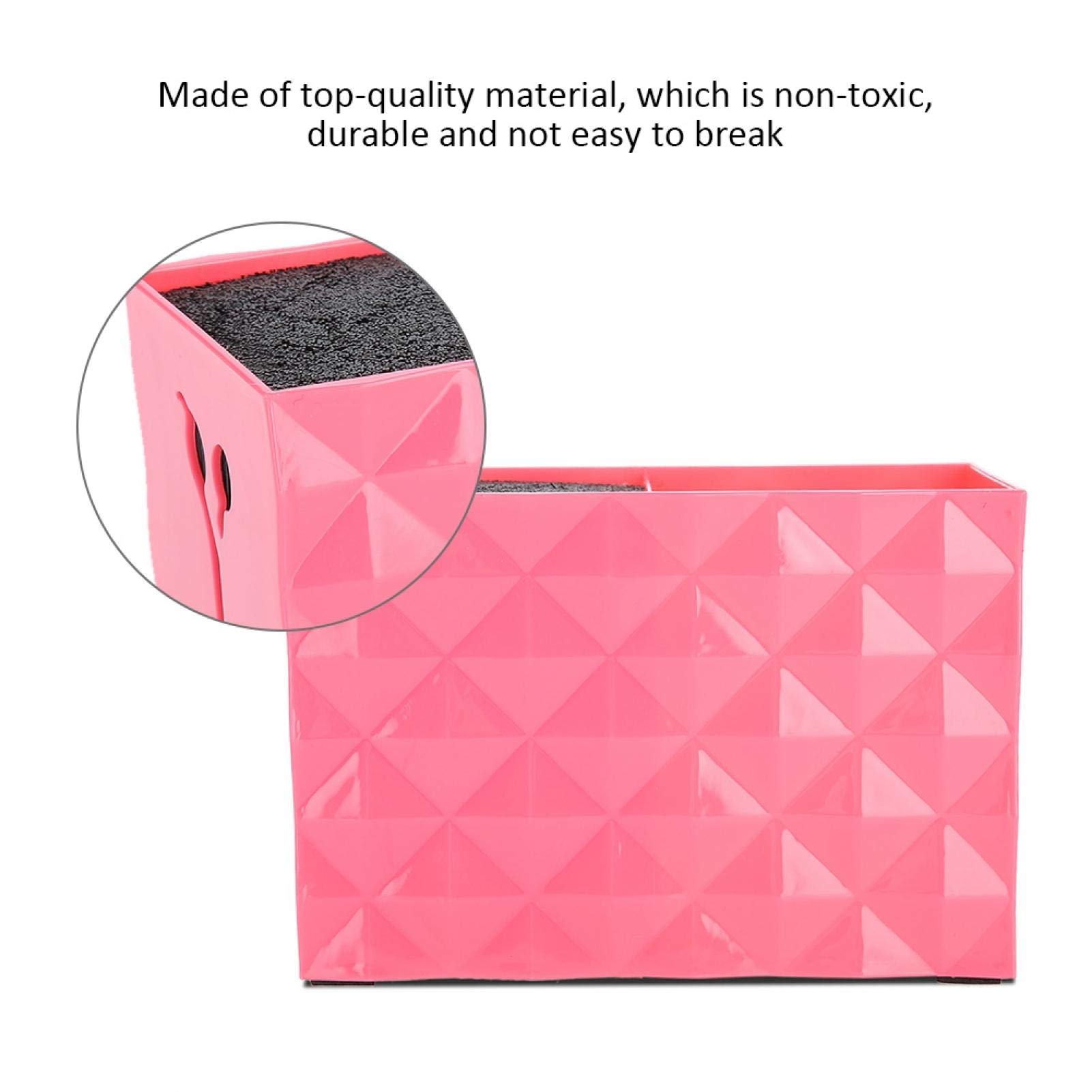 Professional Grooming Scissor Holder & Storage Box for Hairdressers - Multi-Layer Organizer for Scissors, Combs & Tools (Red) - Perfect for Salon, Barbershop & Home Hair Styling
