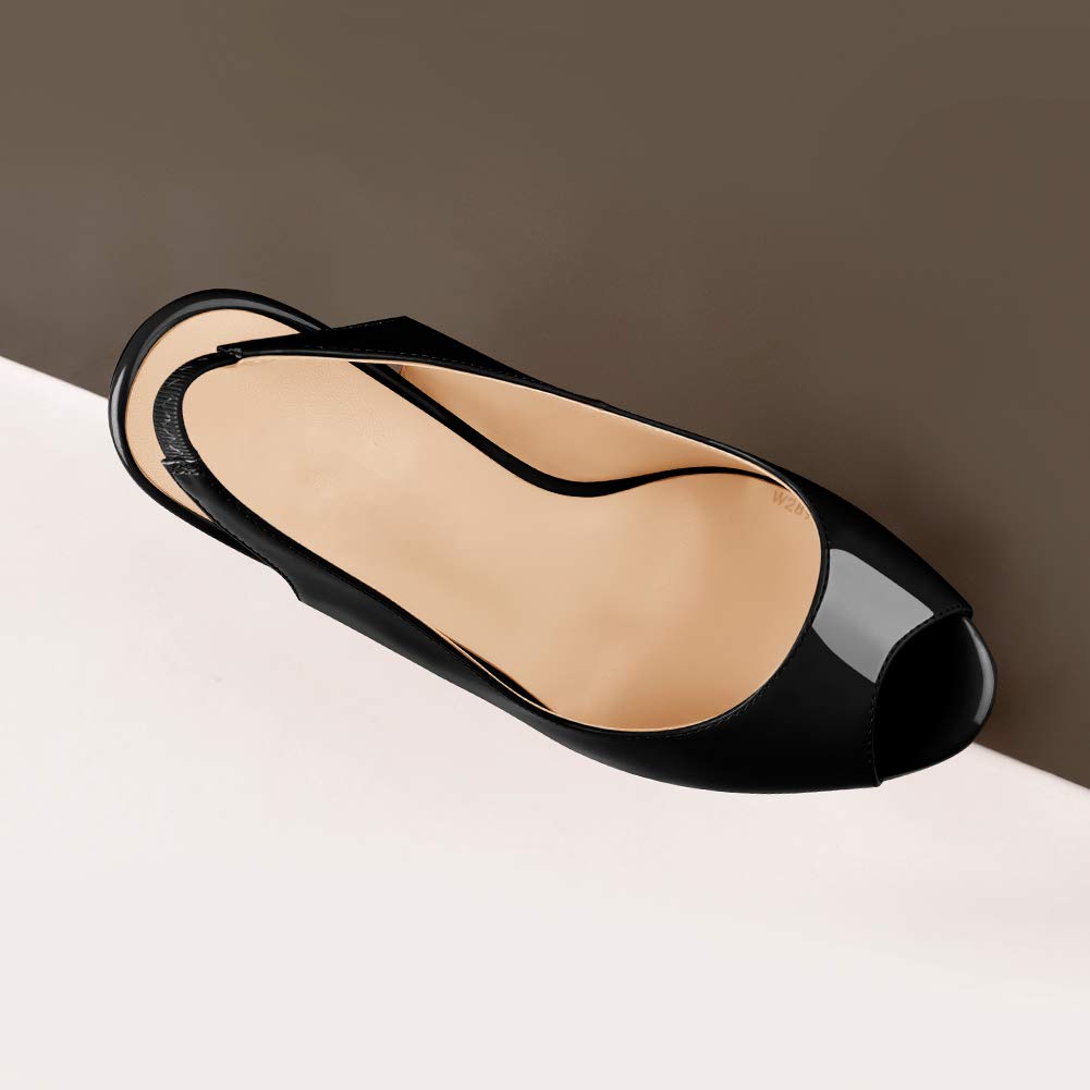Richealnana Women's Slingback Heels - Comfortable Low Block Heel Sandals for Women | Perfect for Office, Party & Summer Outfits