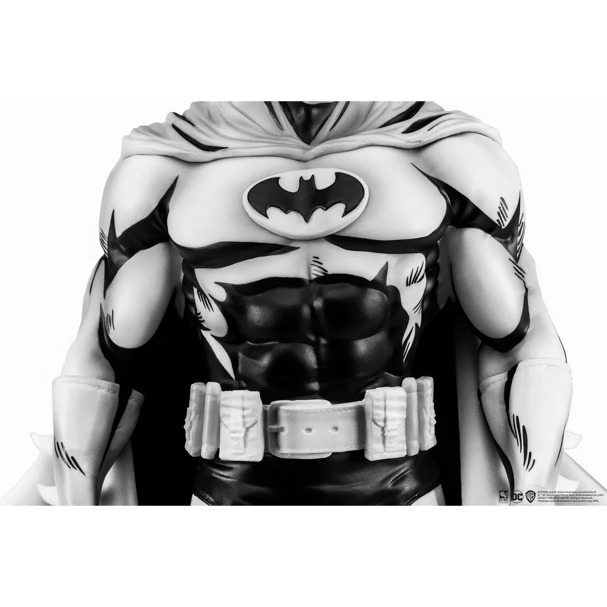 Batman Black and White Version 1:8 Scale Statue - SDCC 2024 Previews Exclusive Collectible Figure for DC Comics Fans & Home Display