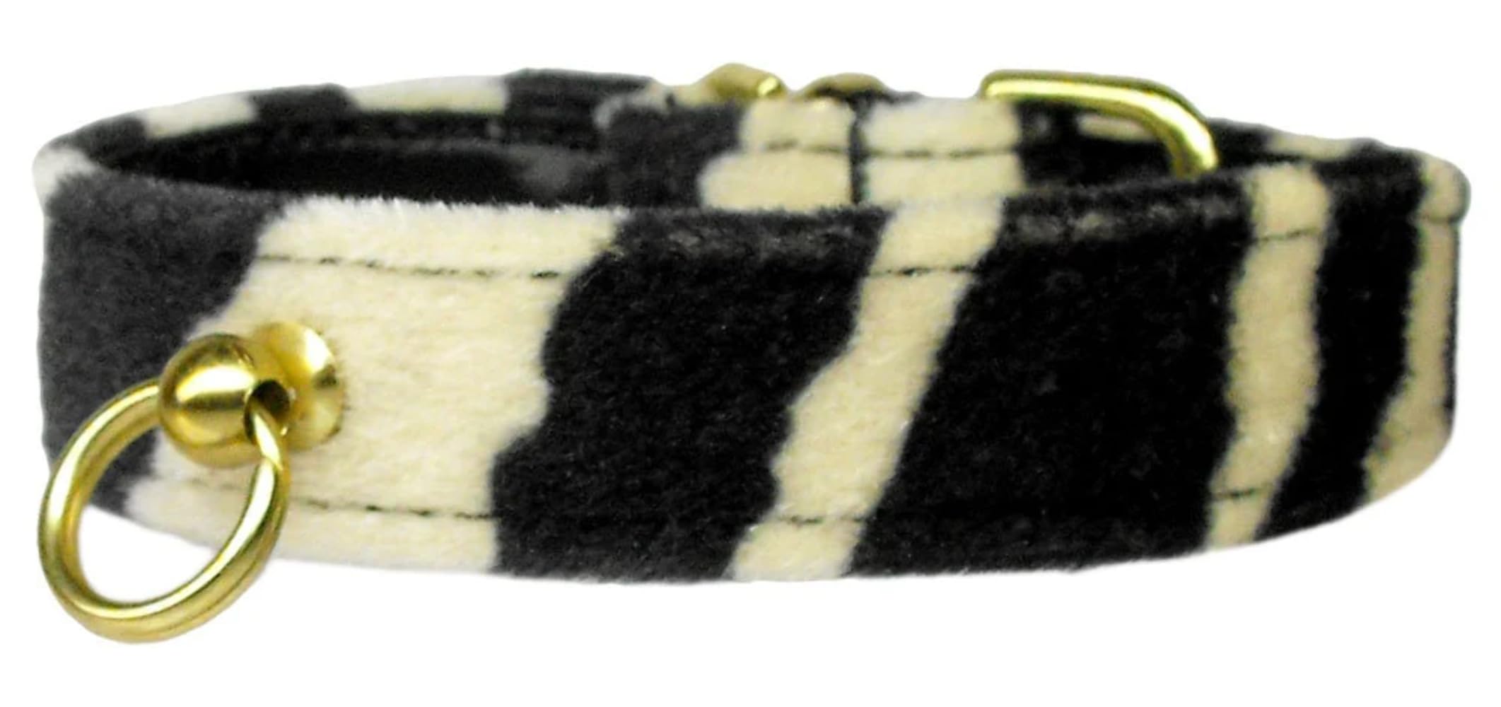 Zebra Print Dog Collar for Small & Large Dogs - Adjustable Pet Collar with Durable Nylon - Perfect for Walking, Training & Outdoor Adventures