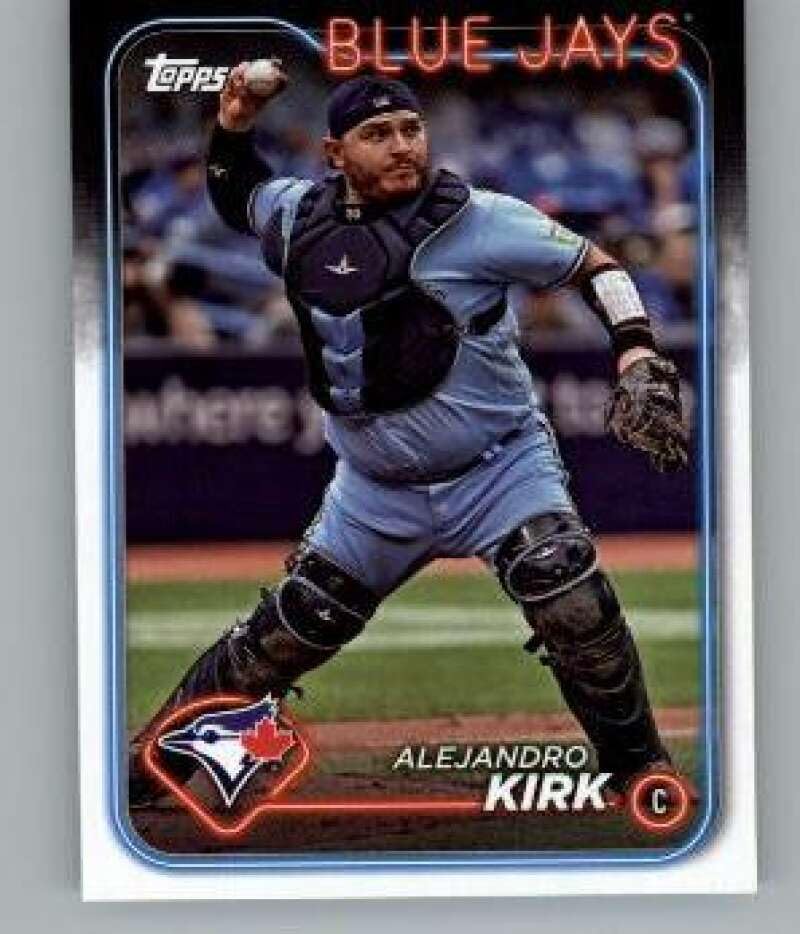 2024 Topps Team Set Baseball Card #TOR15 Alejandro Kirk - Toronto Blue Jays Collectible for Fans & Trading Card Enthusiasts | Perfect for Sports Memorabilia Collections & Fantasy Baseball Leagues