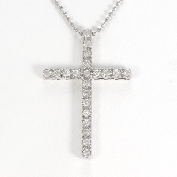 18K White Gold Diamond Necklace 0.32ct - Elegant Dainty Pendant for Women, Perfect for Anniversary, Wedding & Special Occasion Gifts
