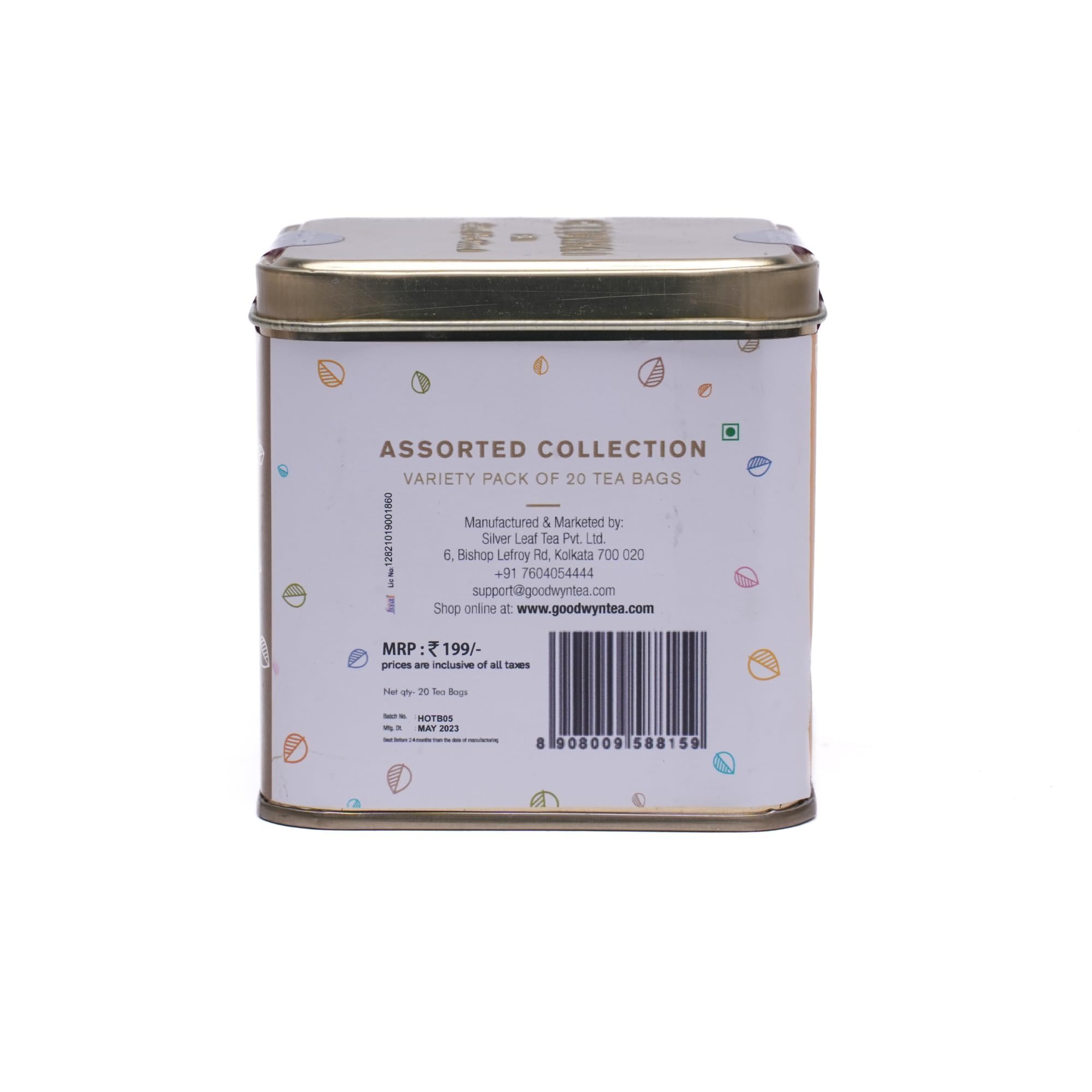 Goodwyn Assorted Tea Bags Gift Box - 20 Premium Tea Bags Variety Pack | Perfect for Gifts, Relaxation & Afternoon Tea