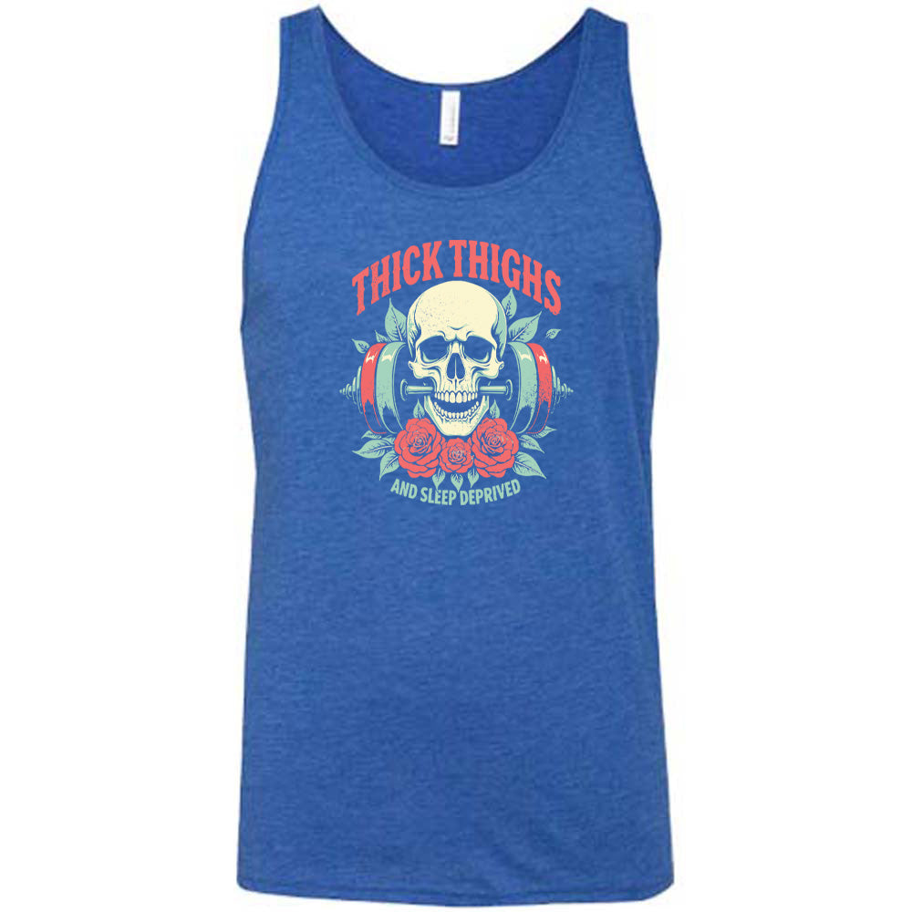 Thick Thighs And Sleep Deprived Funny Unisex T-Shirt - Comfortable Cotton Tee for Casual Wear & Lounge