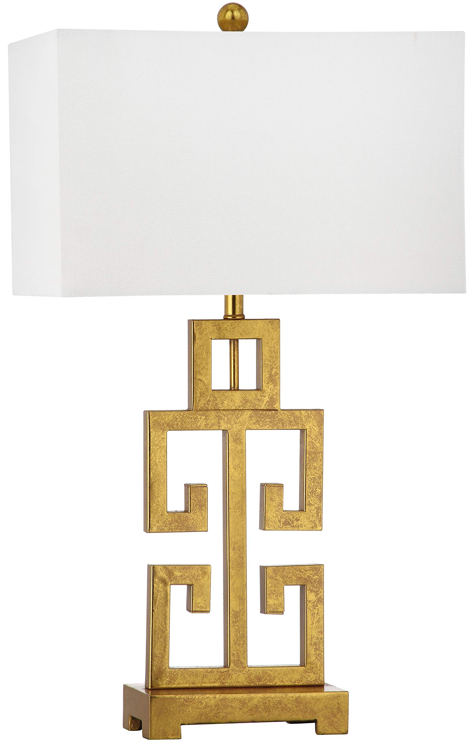 SAFAVIEH Greek Key Farmhouse Glam Table Lamp - 29
