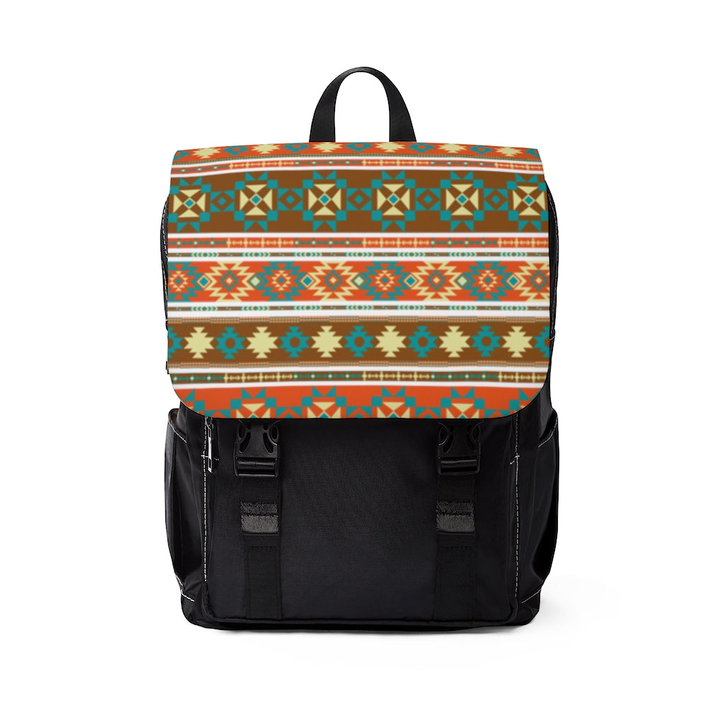 Stylish Aztec Print Southwest Unisex Casual Backpack - Lightweight Durable Daypack for School, Travel & Outdoor Adventures