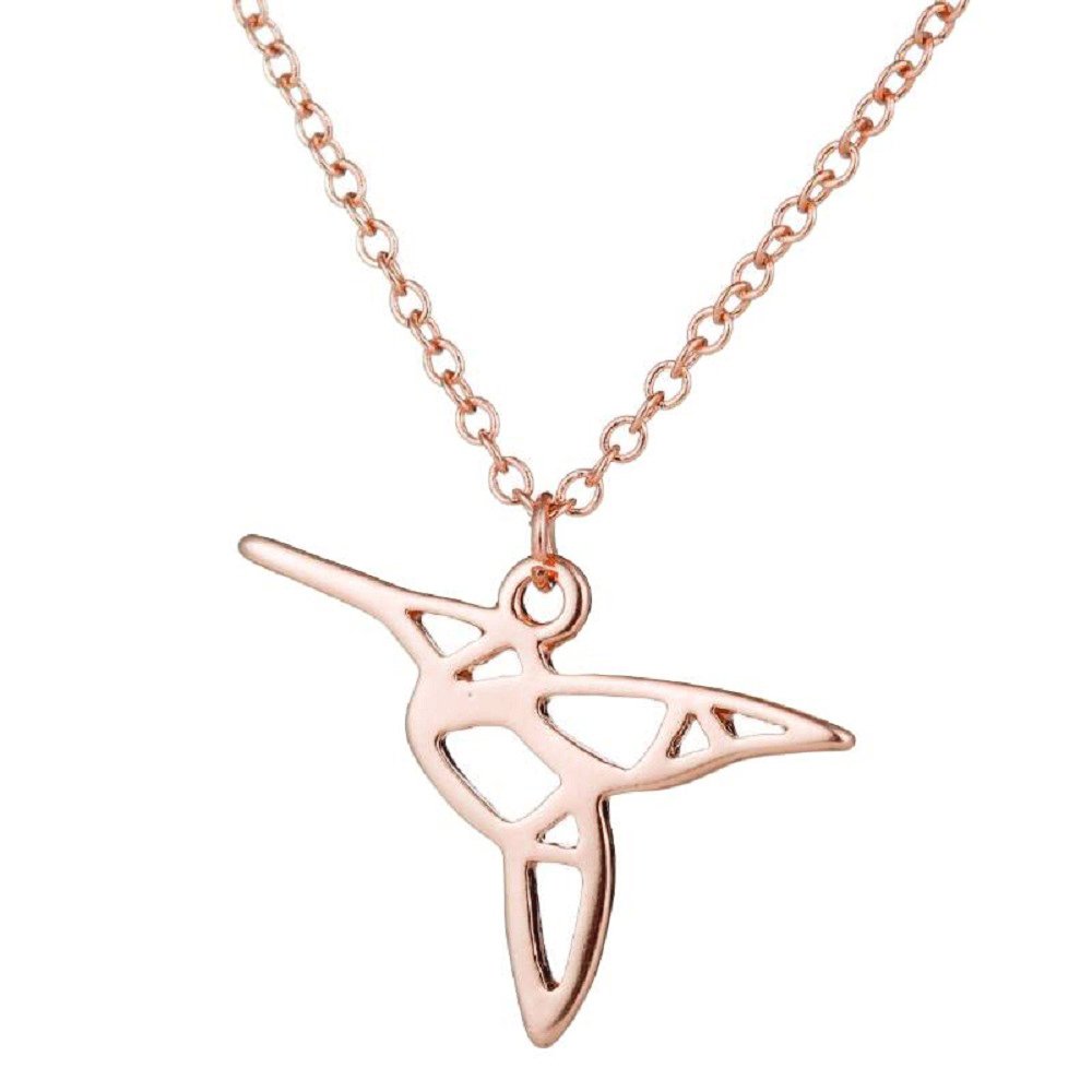 NOUMANDA Simple Hummingbird Pendant Necklace - Classic Bird Jewelry for Women, Elegant Gift for Her, Birthday, Anniversary, Valentine's Day - Perfect for Everyday Wear & Special Occasions