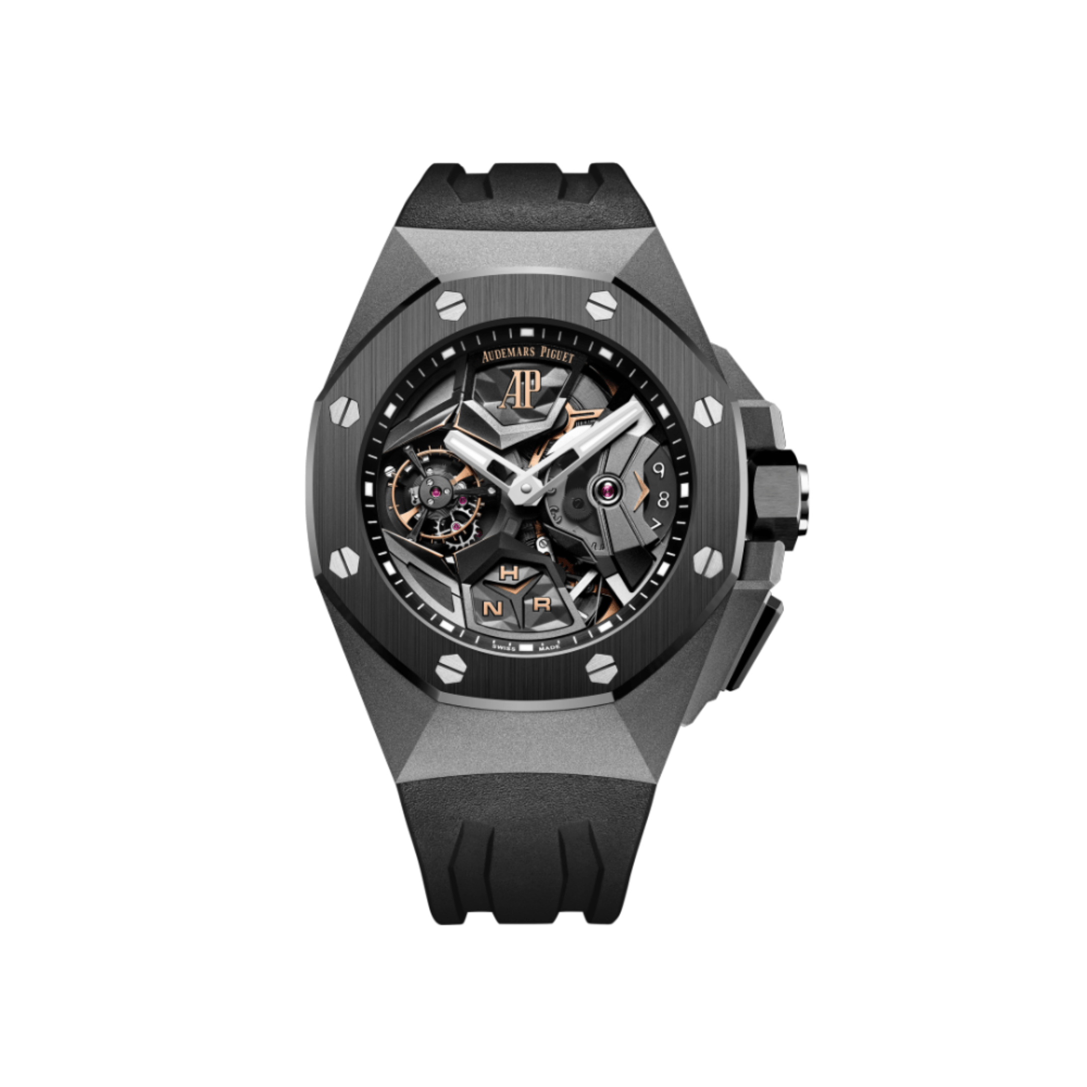 Audemars Piguet Royal Oak Concept 26589IO.OO.D002CA.01 Flying Tourbillon GMT Luxury Men's Watch - Perfect for Business Meetings & Special Occasions