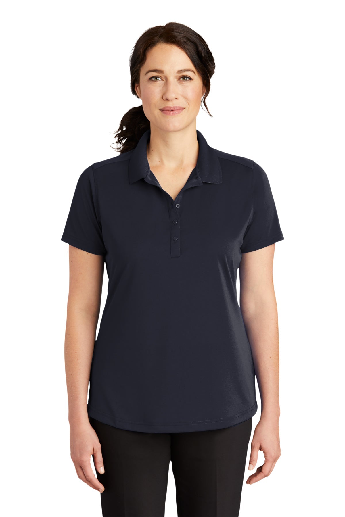CornerStone Women's Lightweight Polo Shirt - Dark Navy Blue - Comfortable & Breathable for Work, Golf & Casual Wear