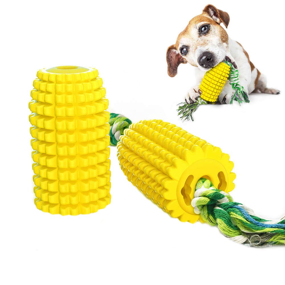 CHPOO Natural Rubber Dog Chew Toothbrush - Puppy Dental Care Chewing Toy for Teeth Cleaning, Bite Resistant Oral Health Chew Stick - Perfect for Puppy Teething, Dental Hygiene & Playtime