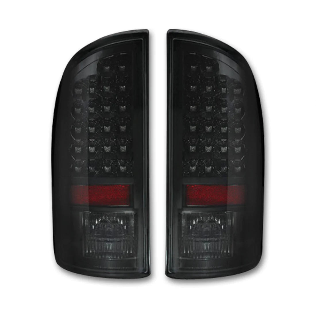 2007-2009 Dodge RAM 2500/3500 Smoked LED Tail Lights - High Visibility & Durable Replacement for Enhanced Night Driving Safety (Perfect for Off-Roading, Towing & Truck Upgrades)