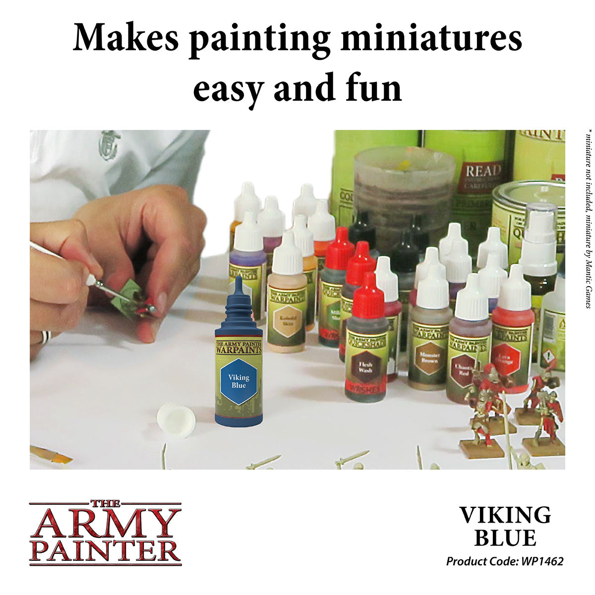 Viking Blue War Paint - Authentic Norse Face & Body Paint for Cosplay, Halloween, and Historical Reenactments